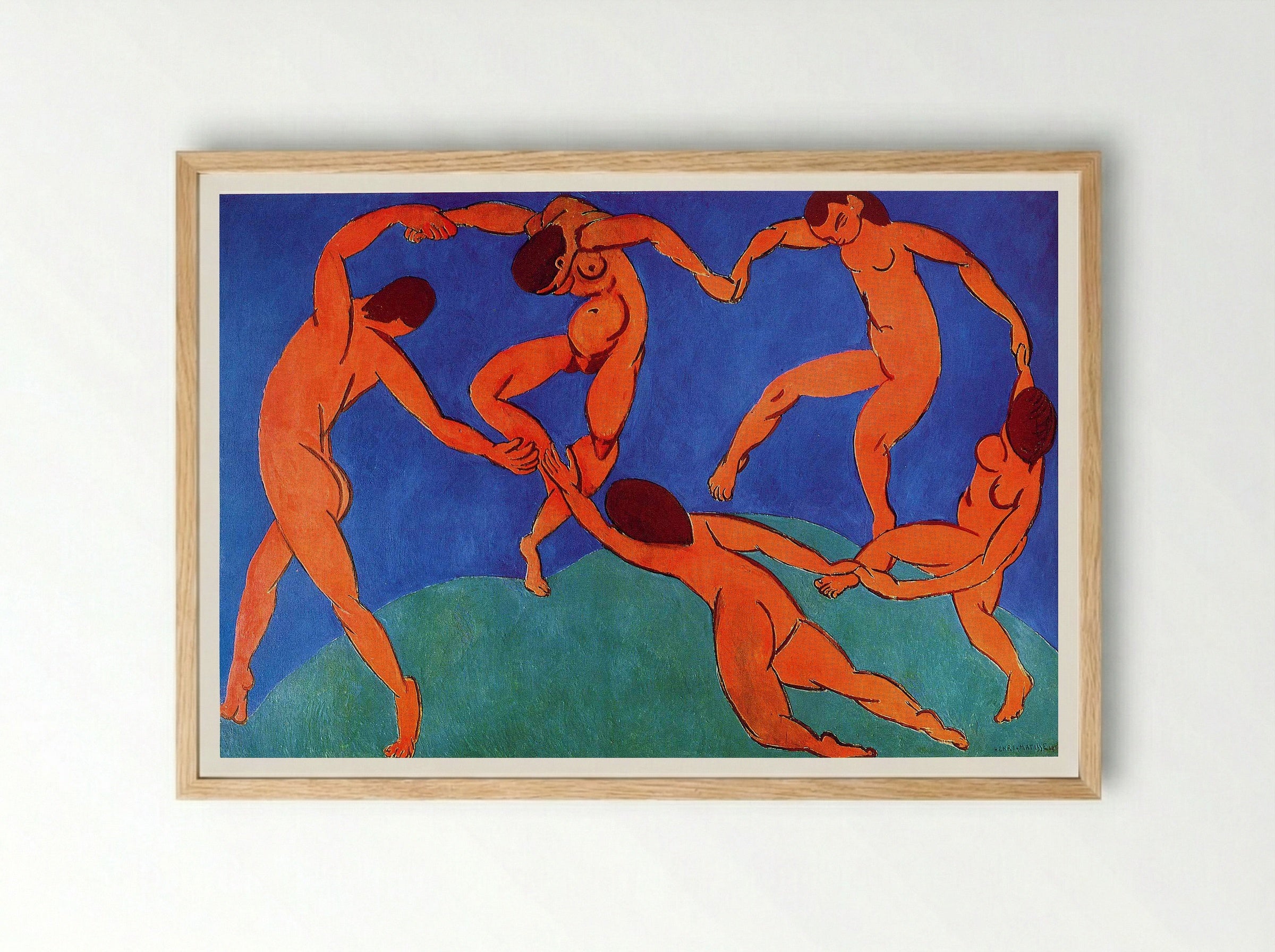 Dance (II) - Henri Matisse - Framed Print Wood