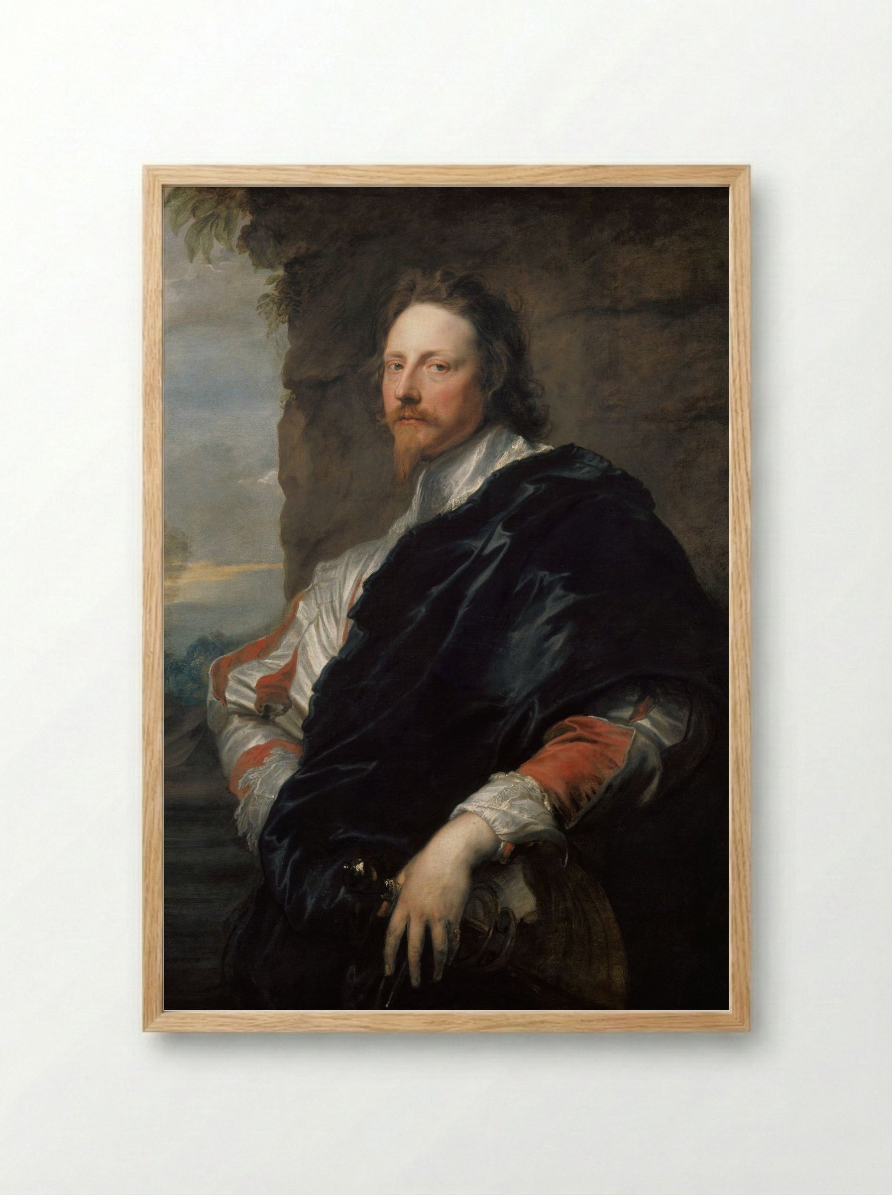 Nicolas Lanier - Anthony van Dyck - Framed Print Wood