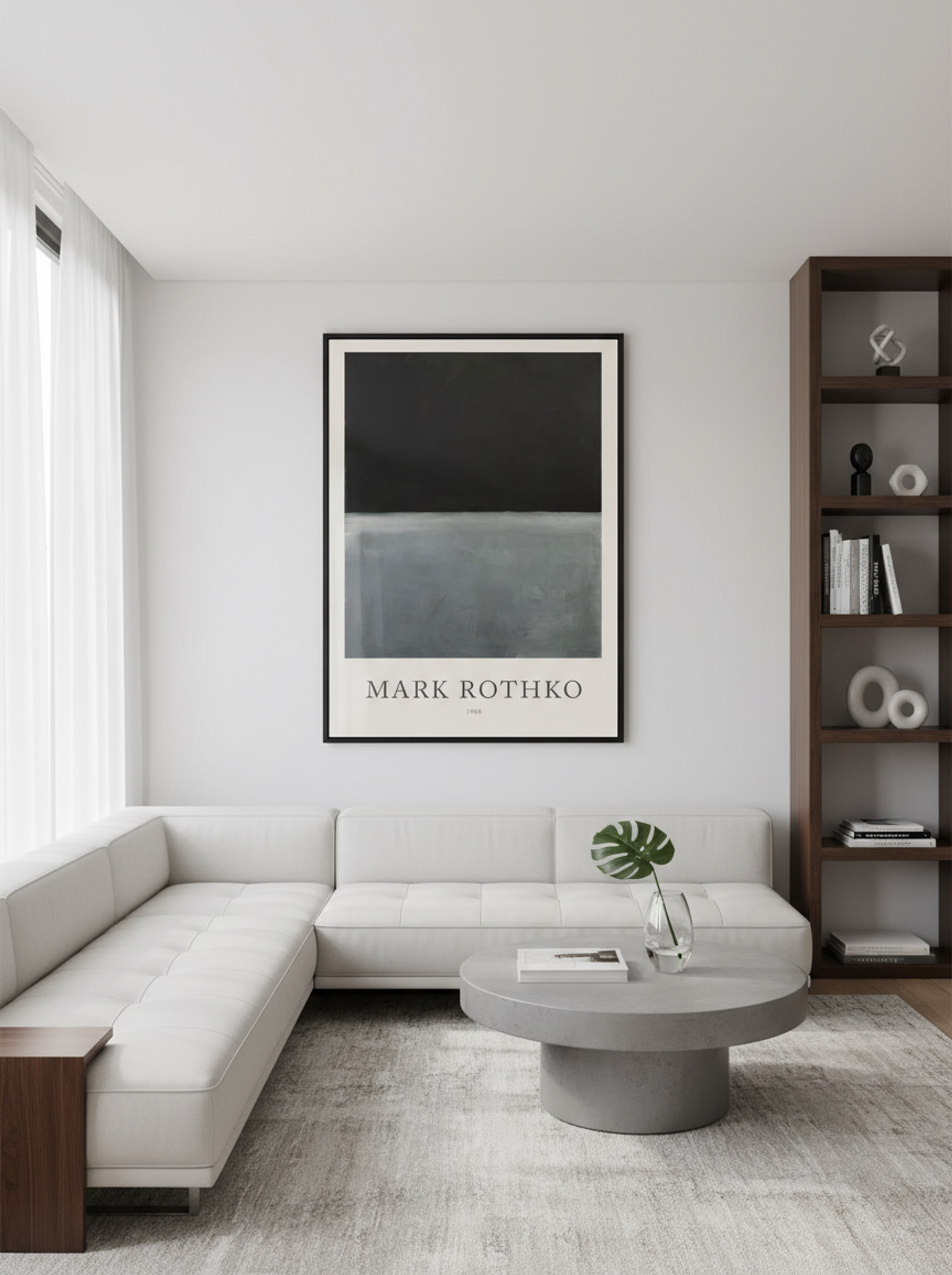 Untitled (Black and Grey) - Mark Rothko - Lifestyle