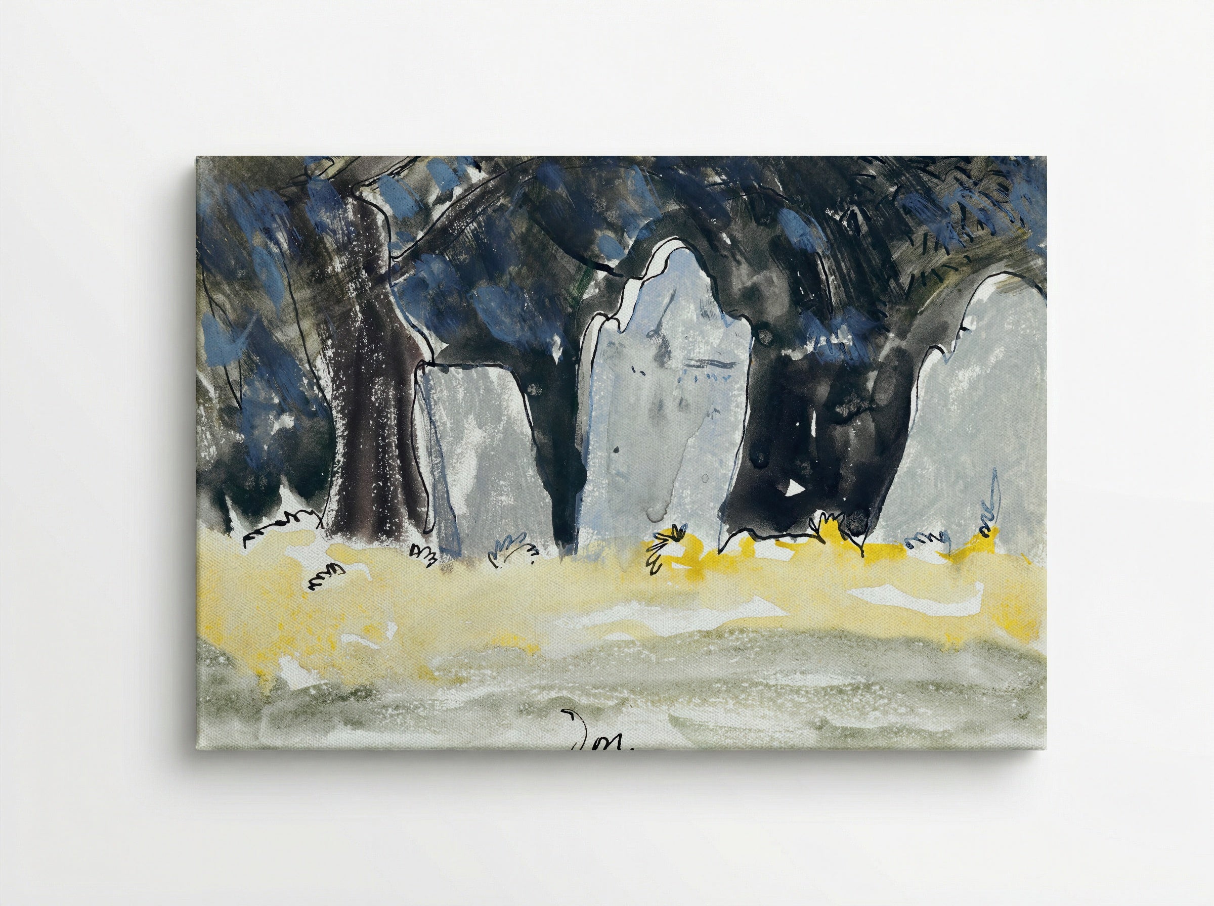 Old Tombstones - Arthur Dove - Canvas