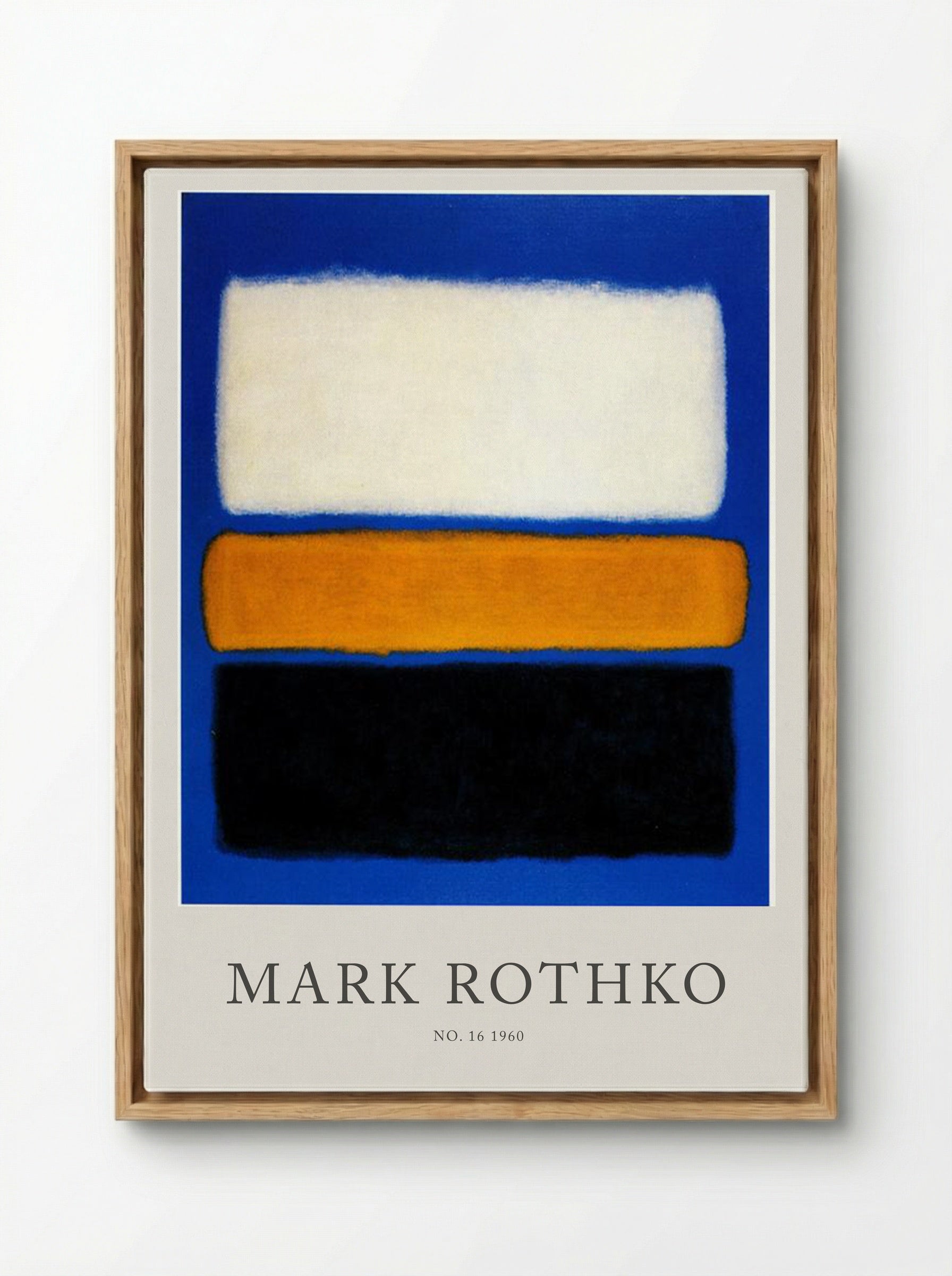 No. 16 - Mark Rothko - Framed Canvas Wood