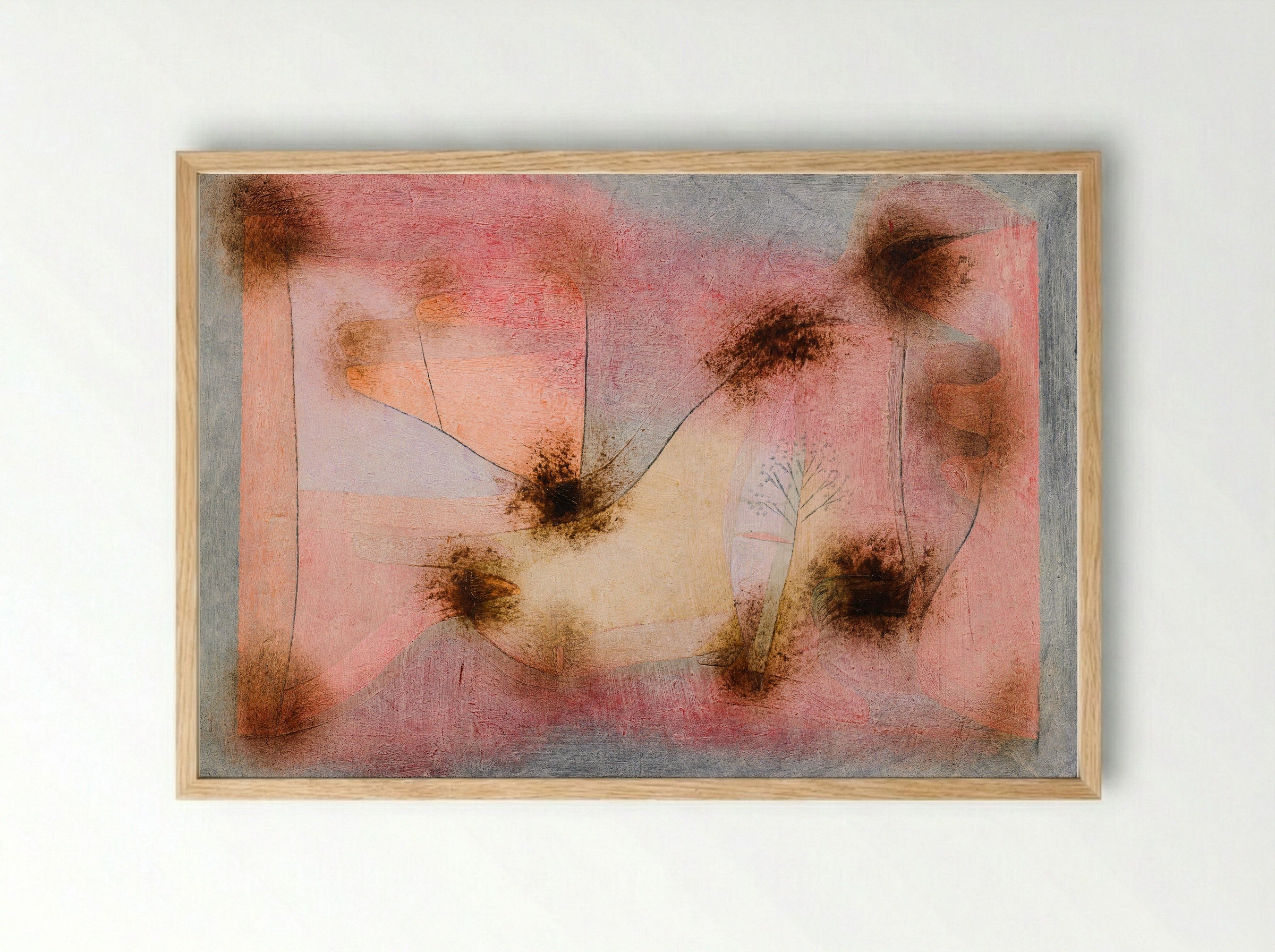Hardy Plants - Paul Klee - Framed Print Wood