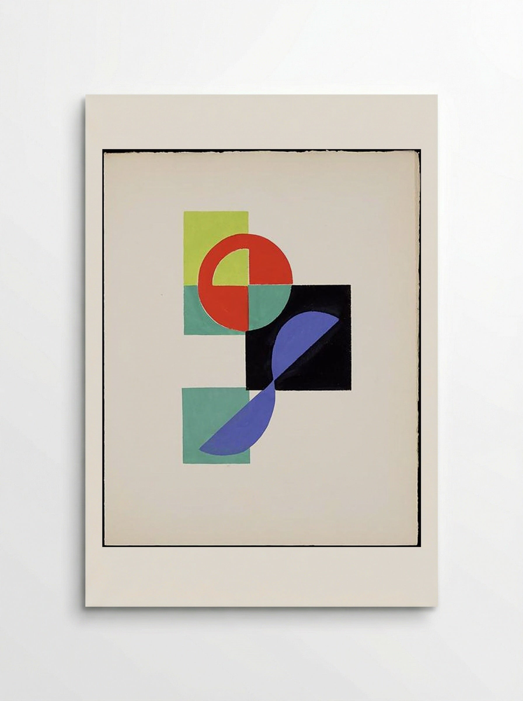 Untitled (Illustration for Tristan Tzara's _Le fruit permis_) - Sonia Delaunay - Poster
