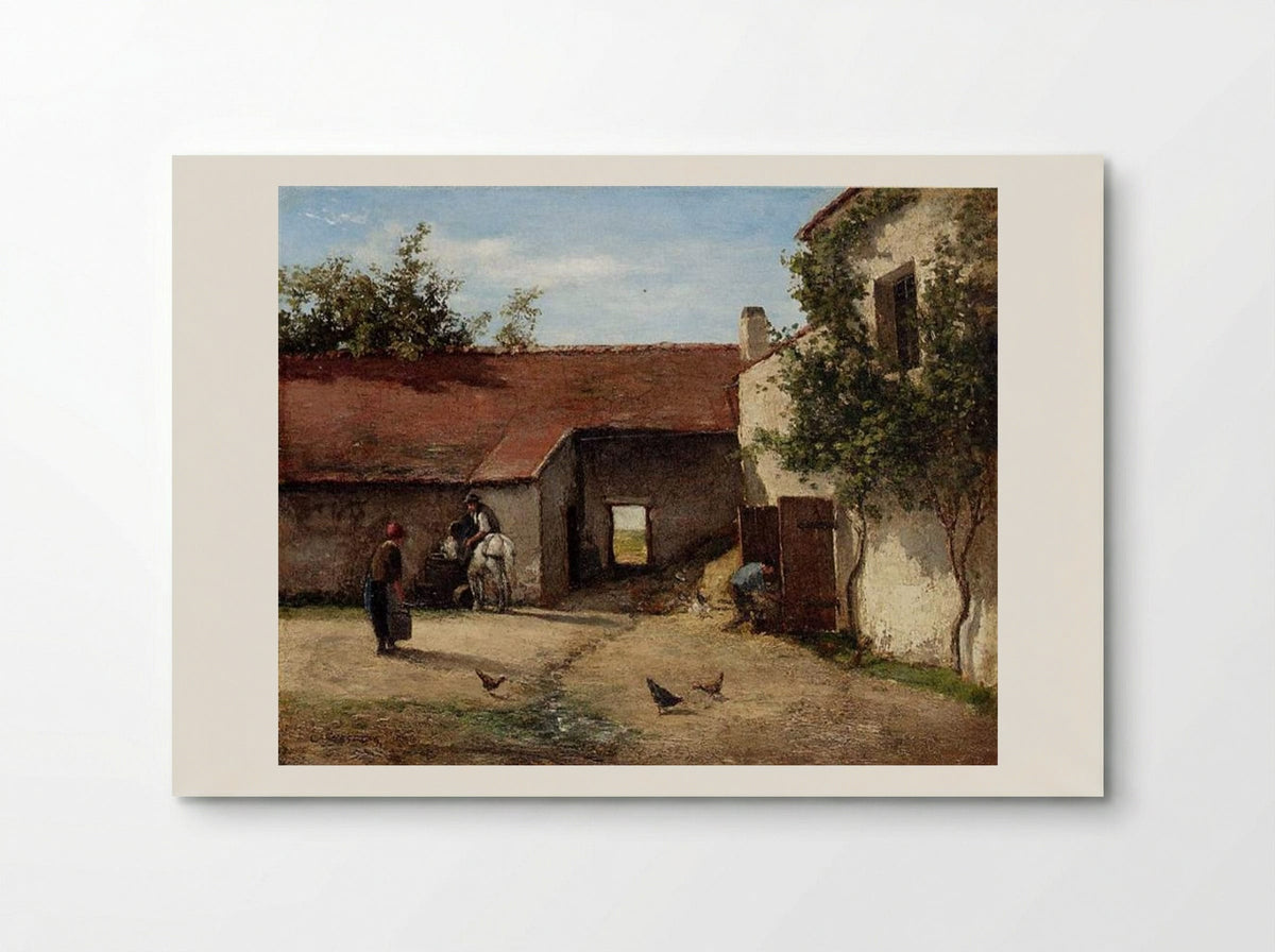 Farmyard - Camille Pissarro - Poster