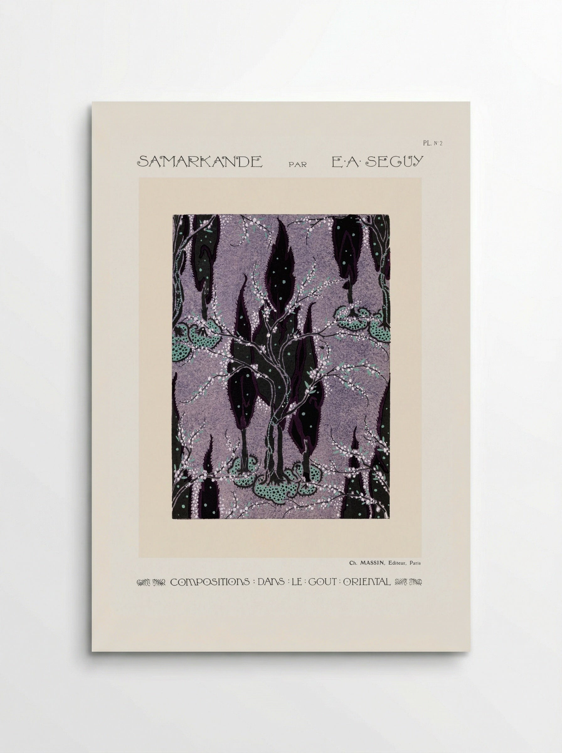 Samarkande, Plate No. 2 (Oriental Composition) - Émile-Allain Séguy - Poster