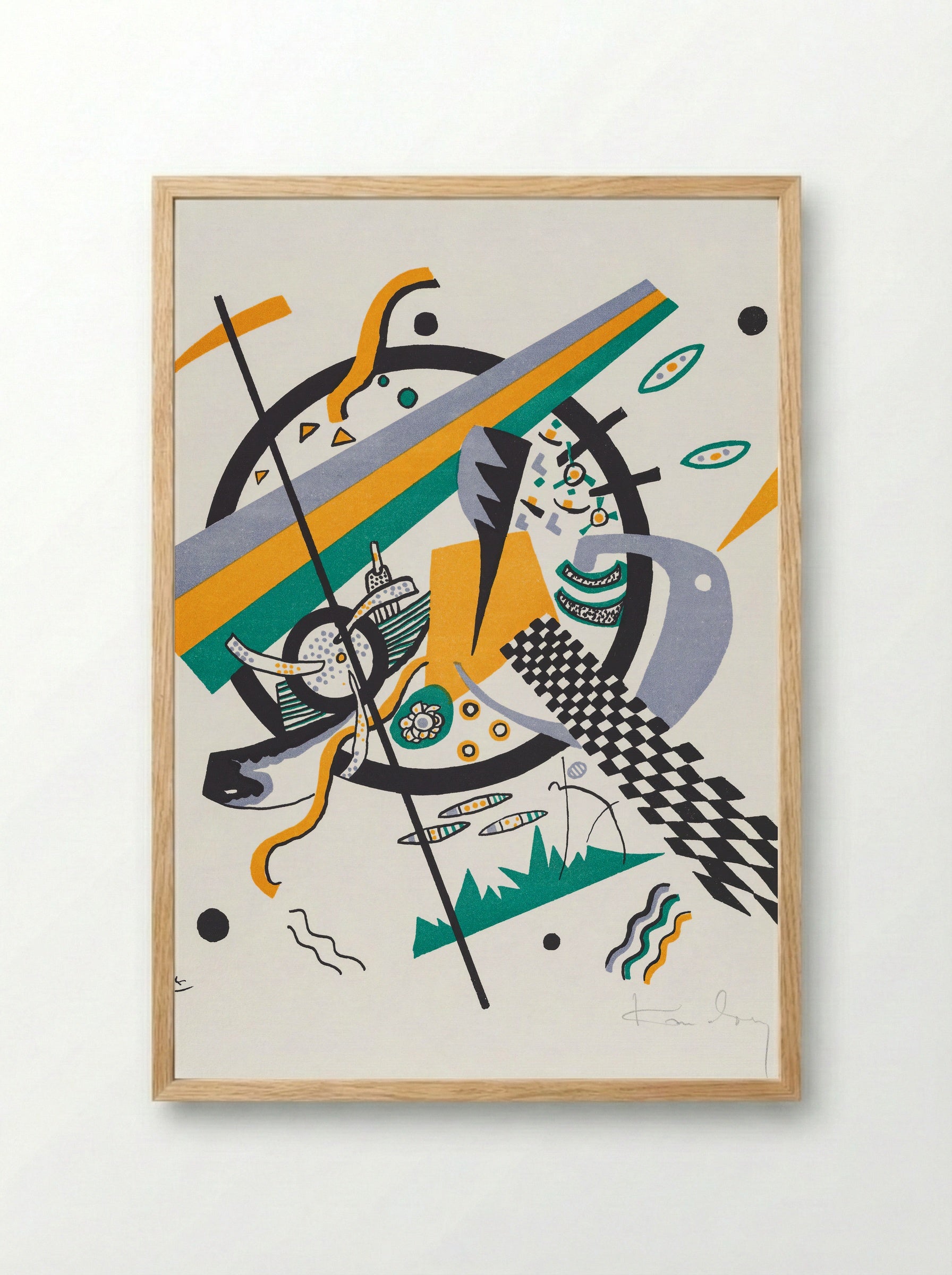 Kleine Welten IV (Small Worlds IV) - Wassily Kandinsky - Framed Print Wood
