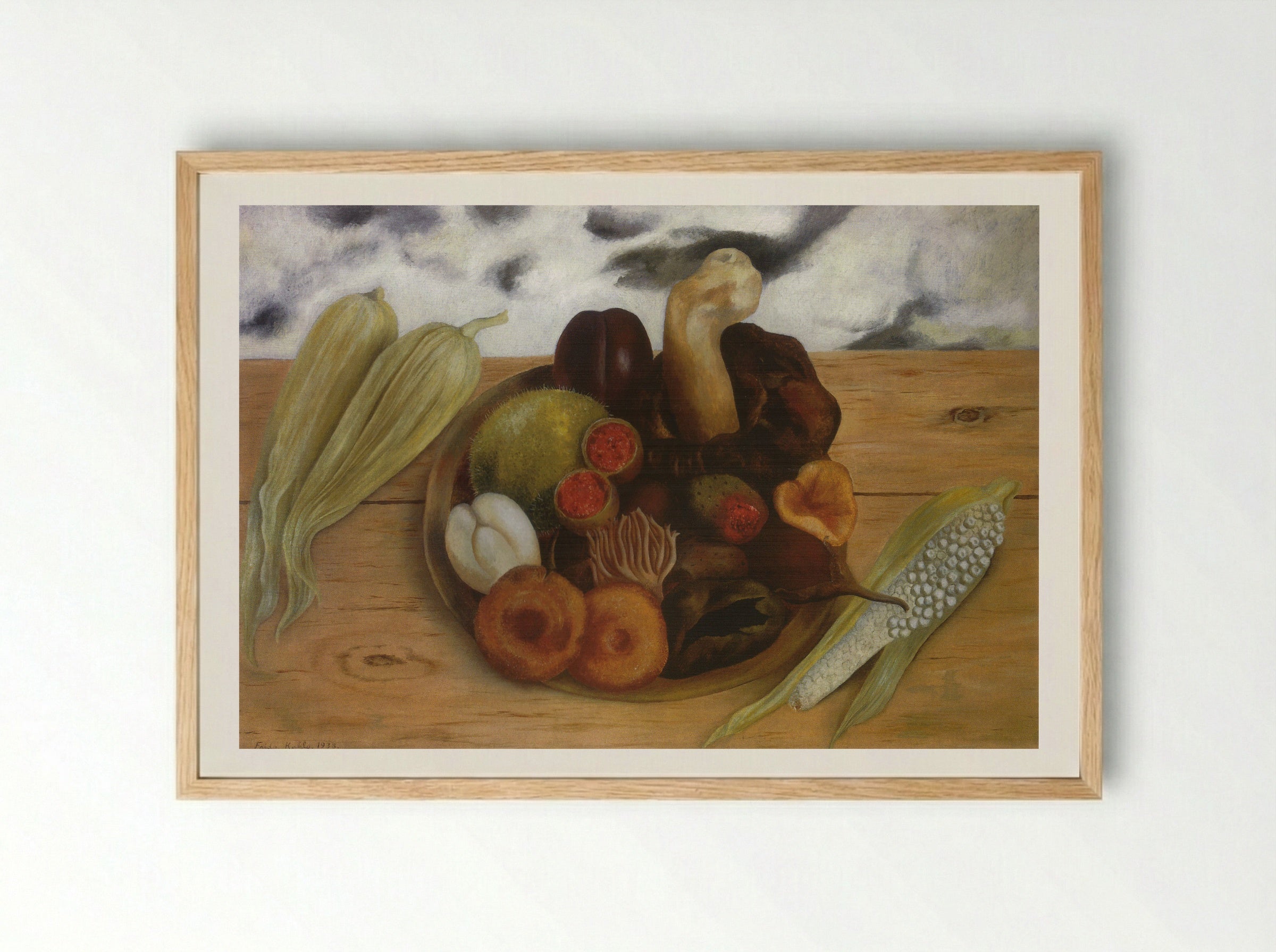 Fruits of the Earth - Frida Kahlo - Framed Print Wood