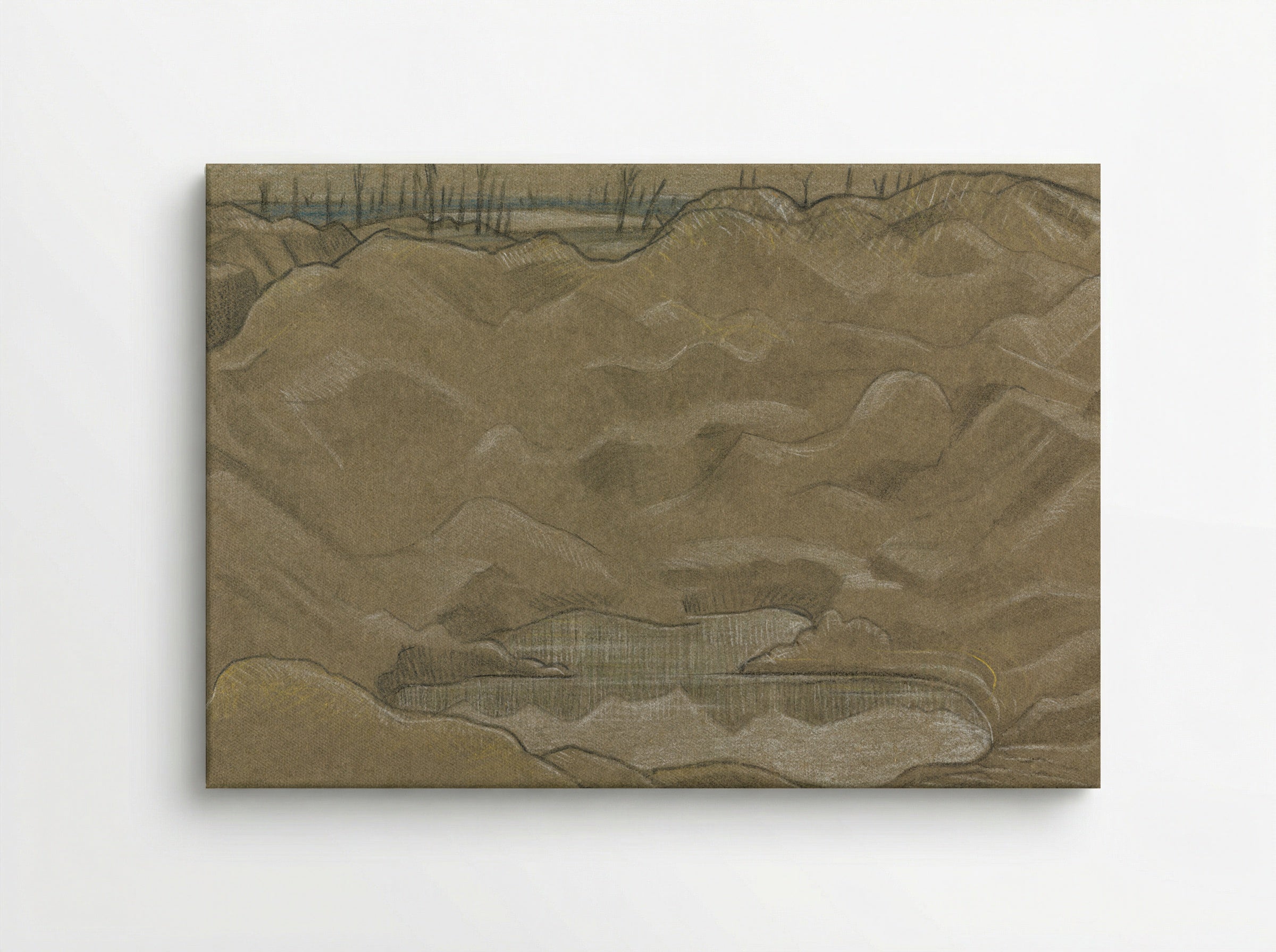 A Shell Crater - Paul Nash - Canvas