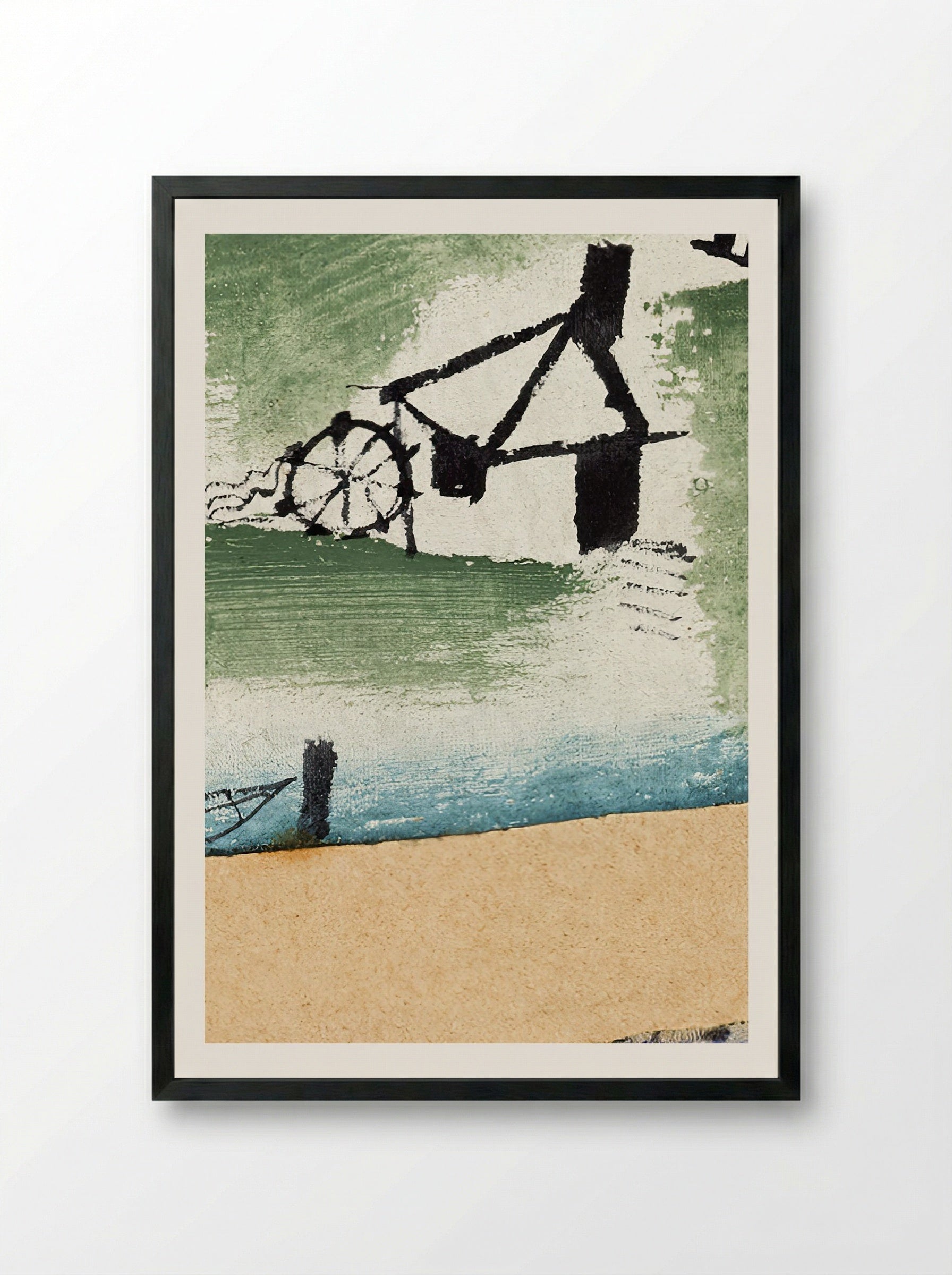 Tomcat's Turf - Paul Klee - Framed Print Black