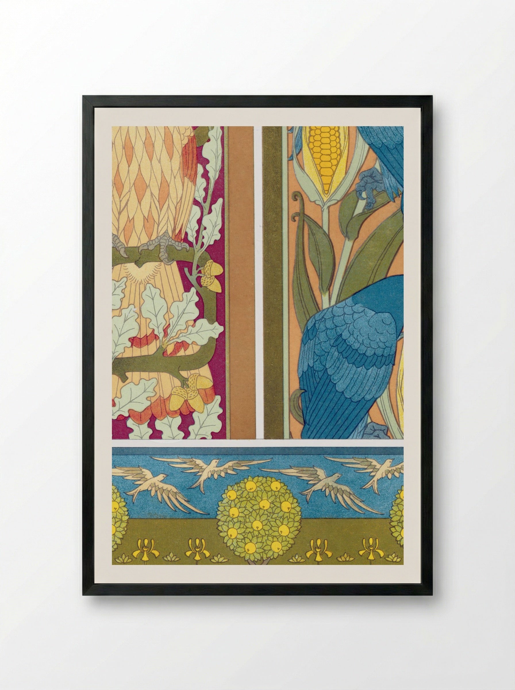 L'Animal dans la Décoration, Plate 8 - Maurice Pillard Verneuil - Framed Print Black