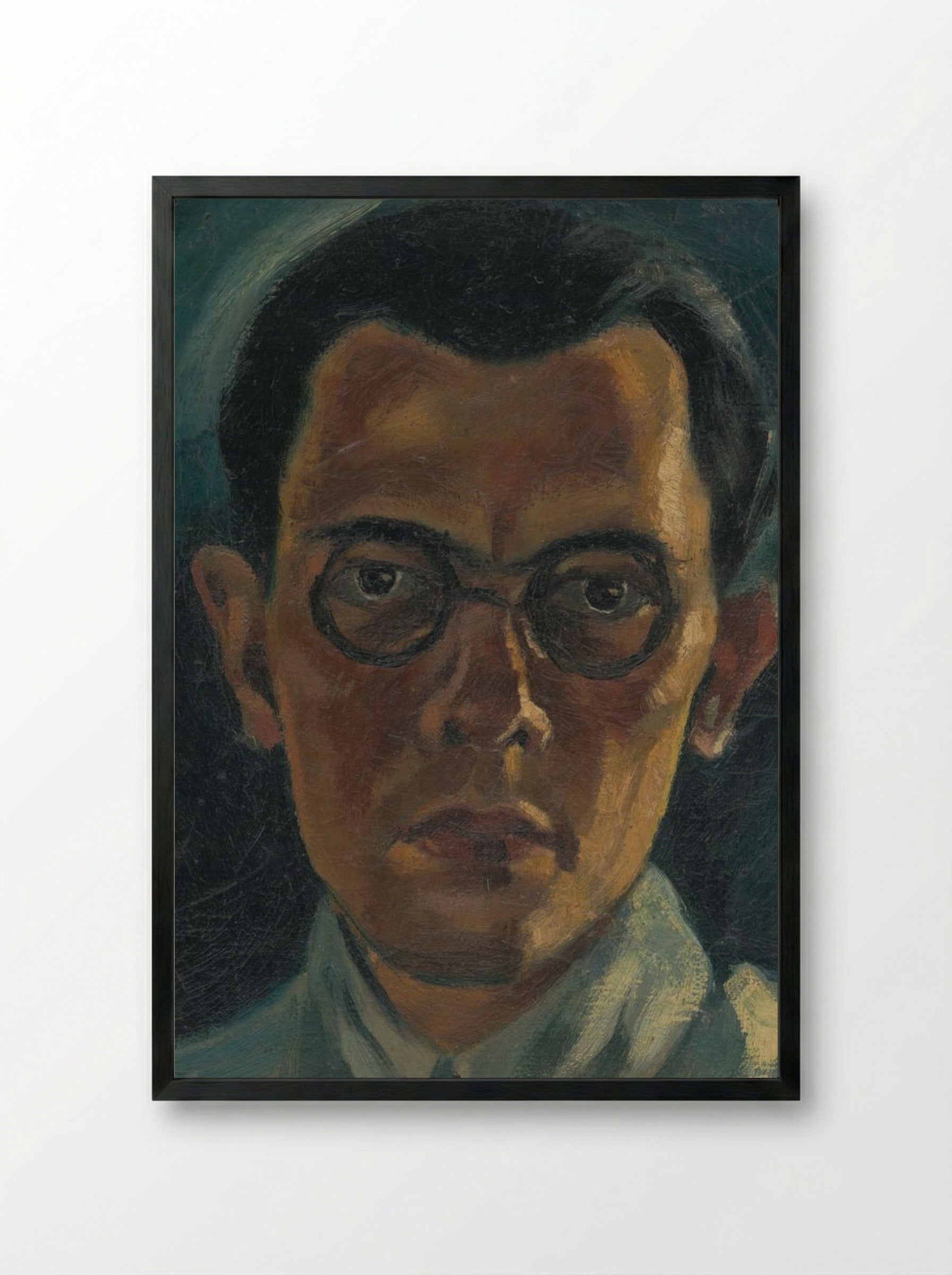 Self-Portrait - Mikuláš Galanda - Framed Print Black