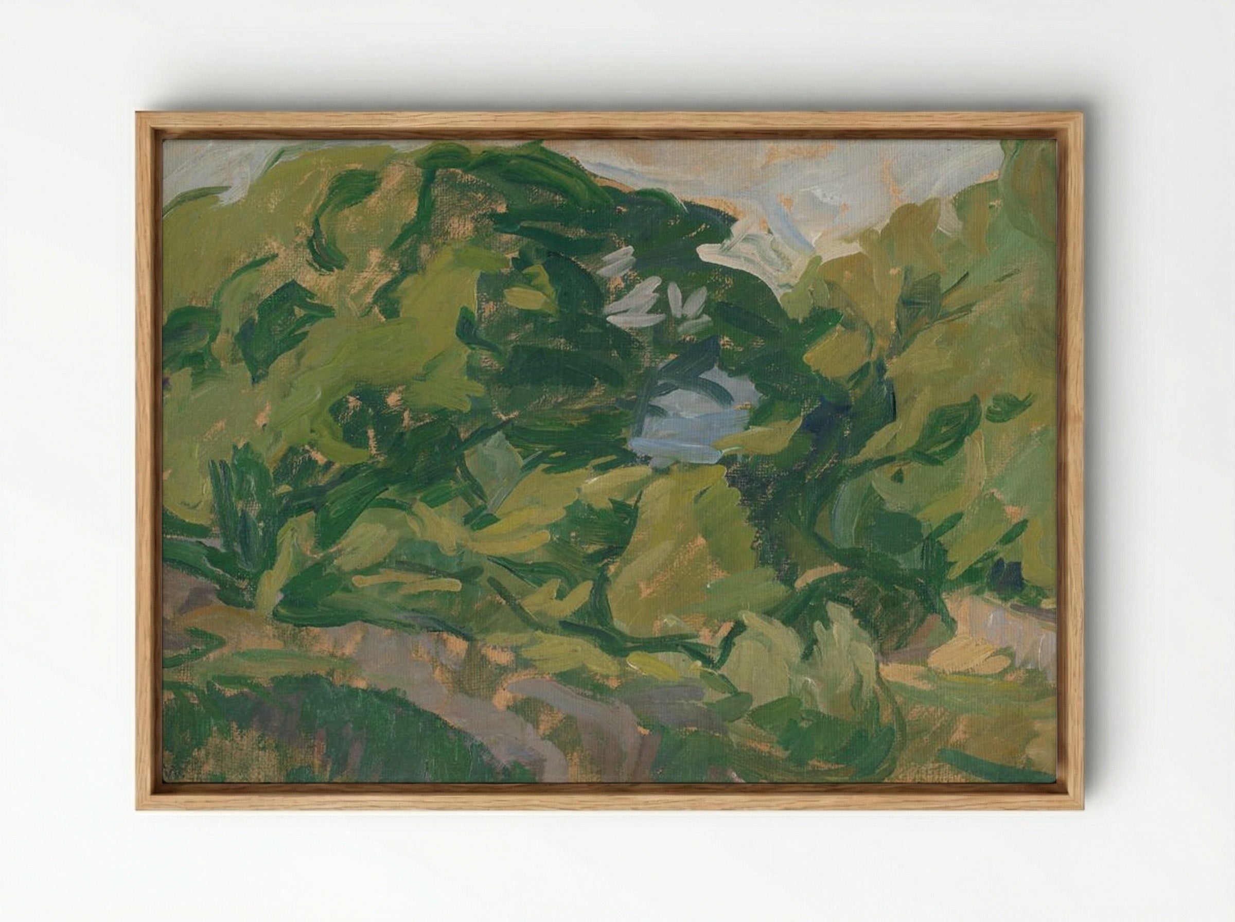 Landscape, Christiansø - Edvard Weie - Framed Canvas Wood