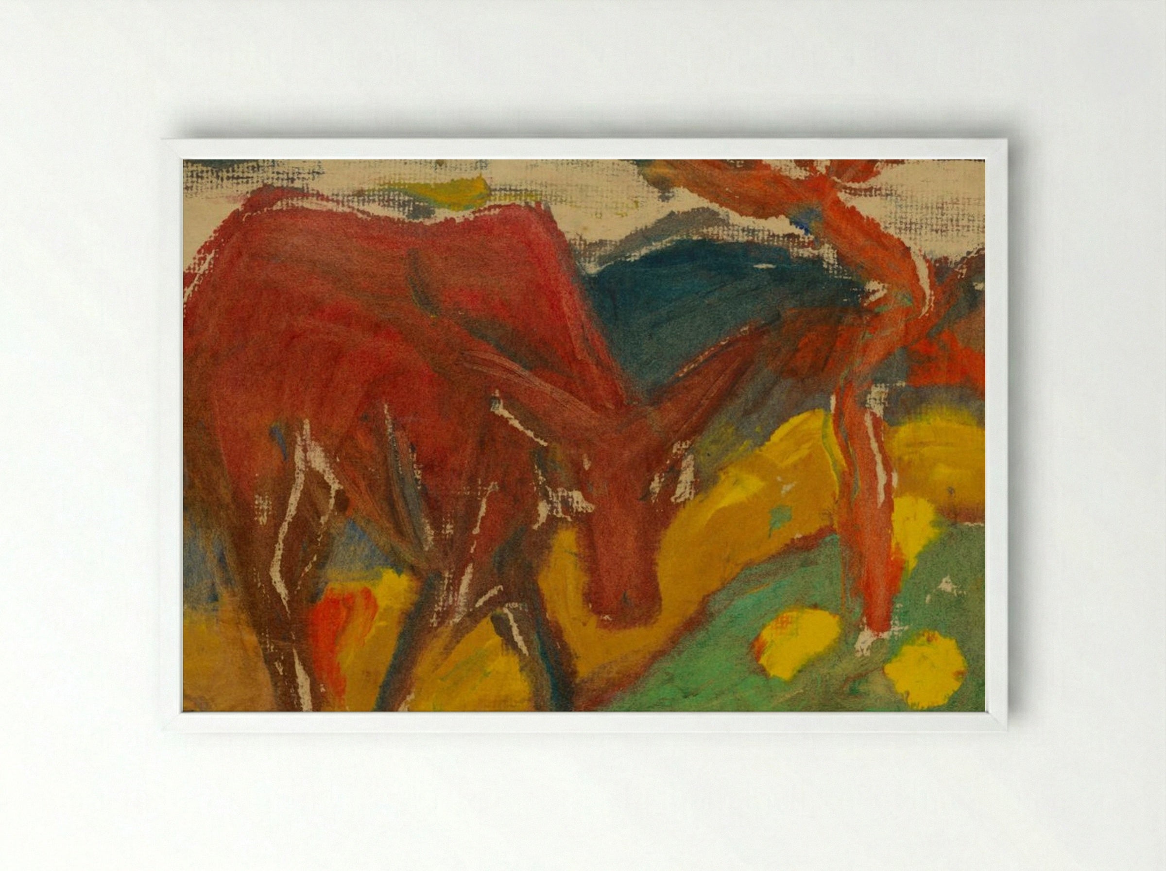 Under the Soil - Zolo Palugyay - Framed Print White