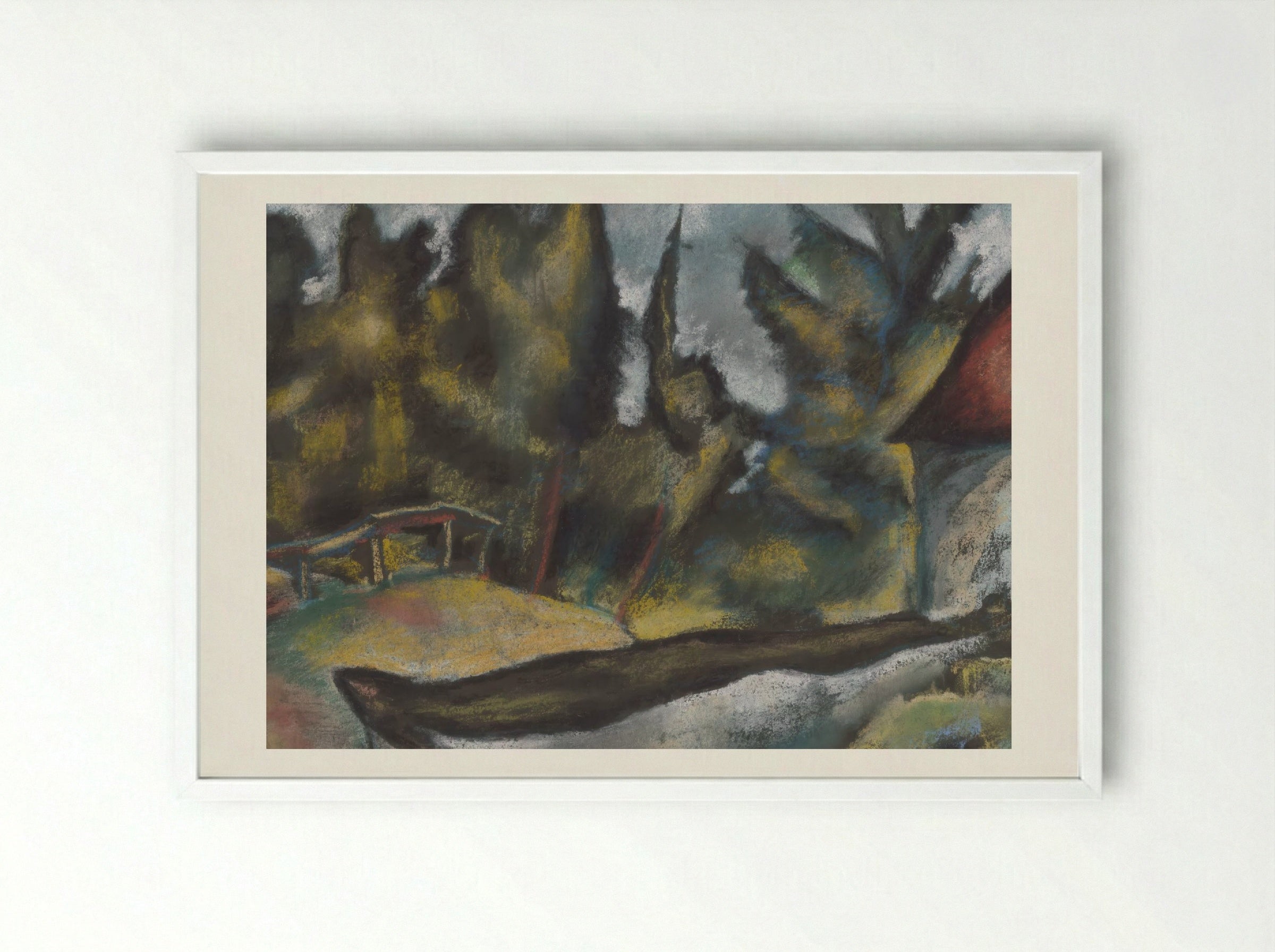 Kosice Calvary - Konstantin Bauer - Framed Print White