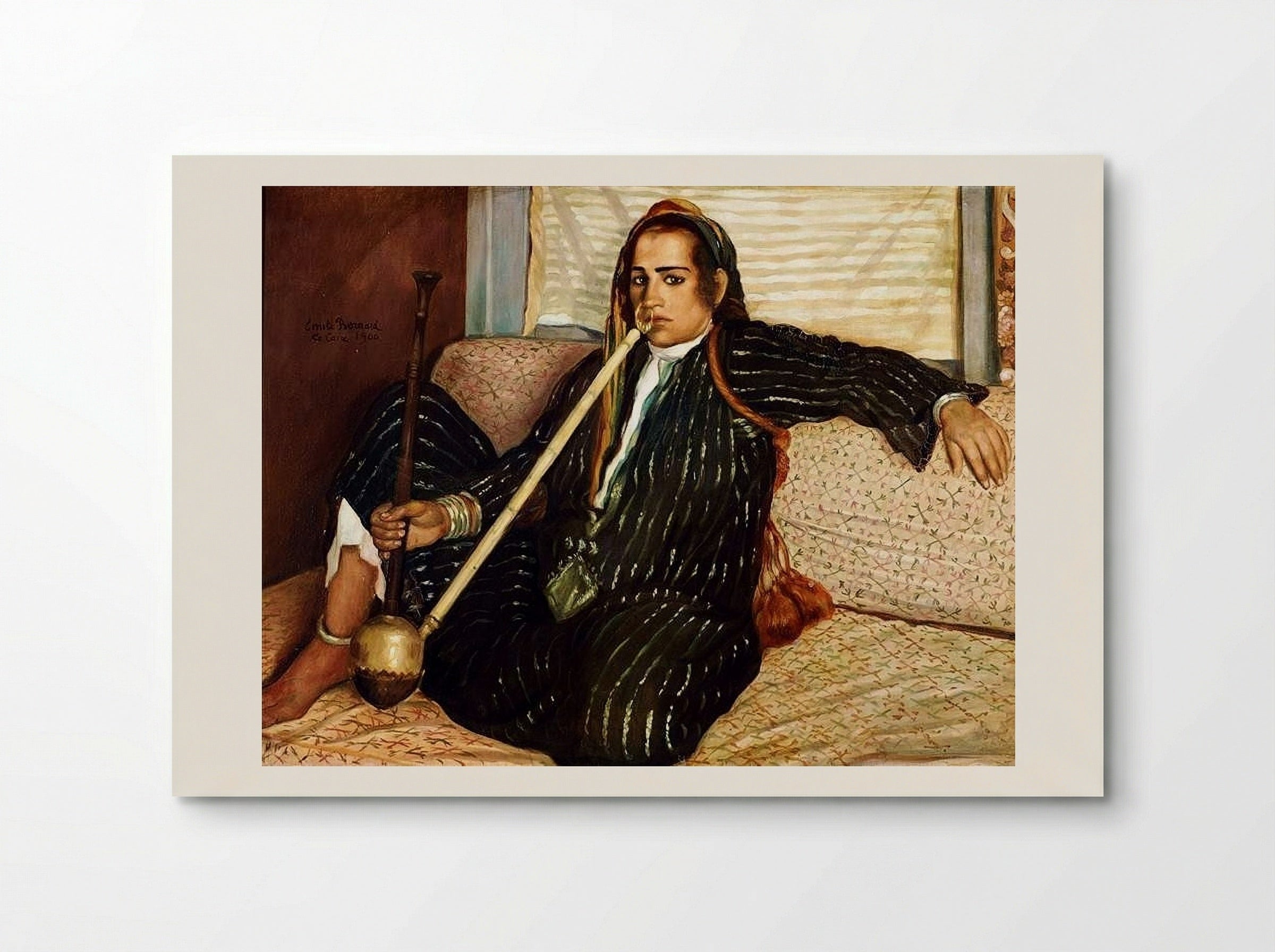 The Smoking Hashish - Émile Bernard - Poster