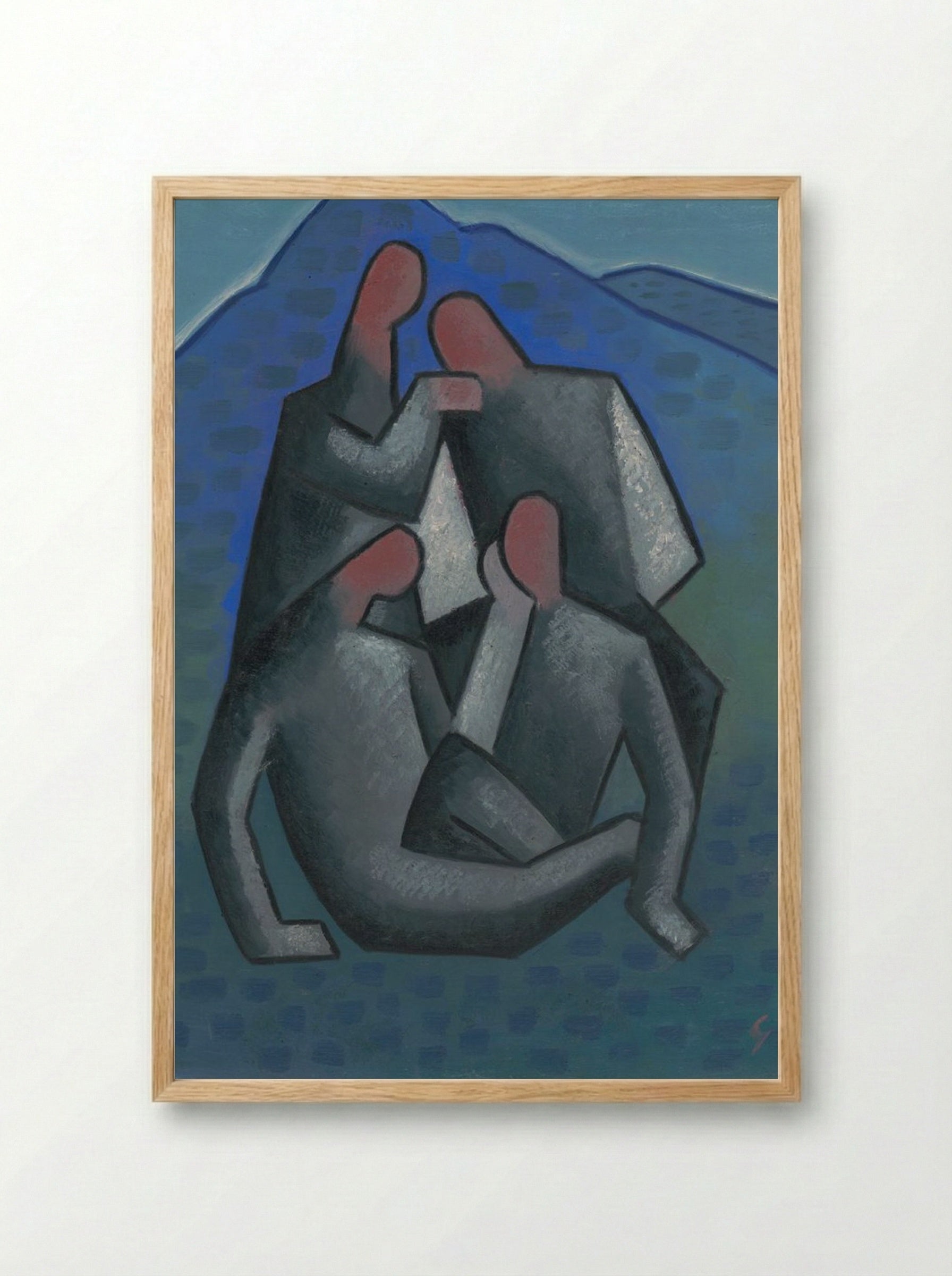 Robbers - Mikuláš Galanda - Framed Print Wood