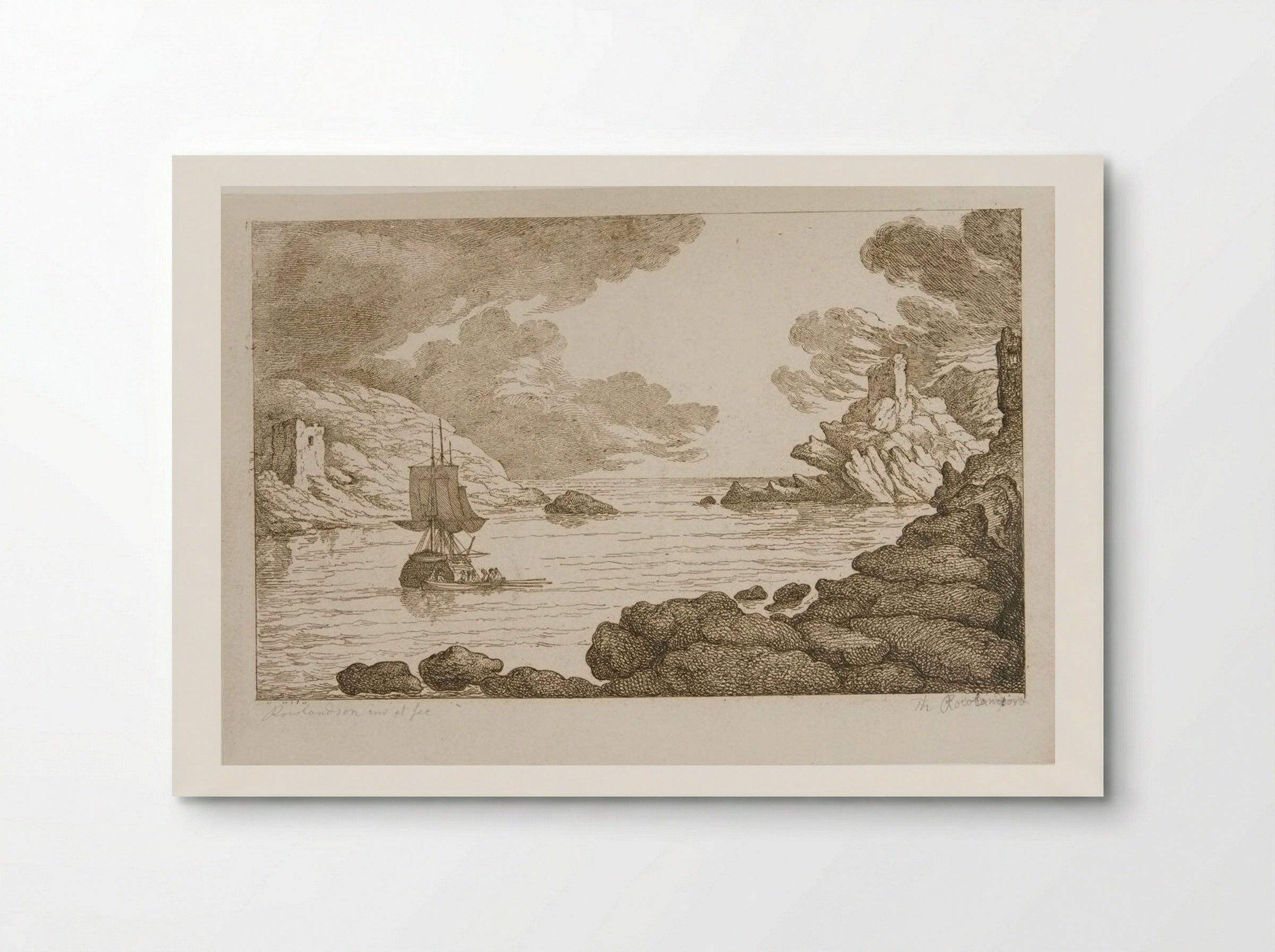Coast Scene - Thomas Rowlandson - Poster