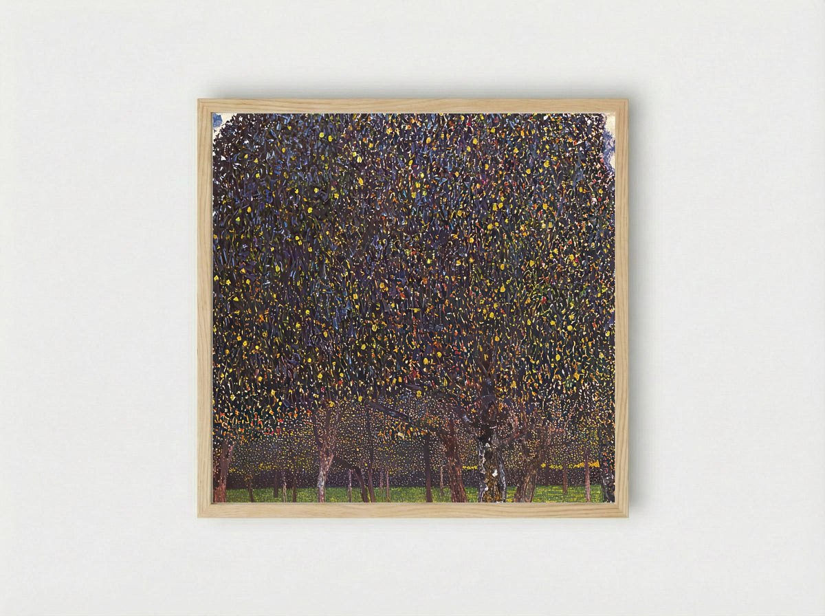 Pear Tree - Gustav Klimt - Framed Print Wood