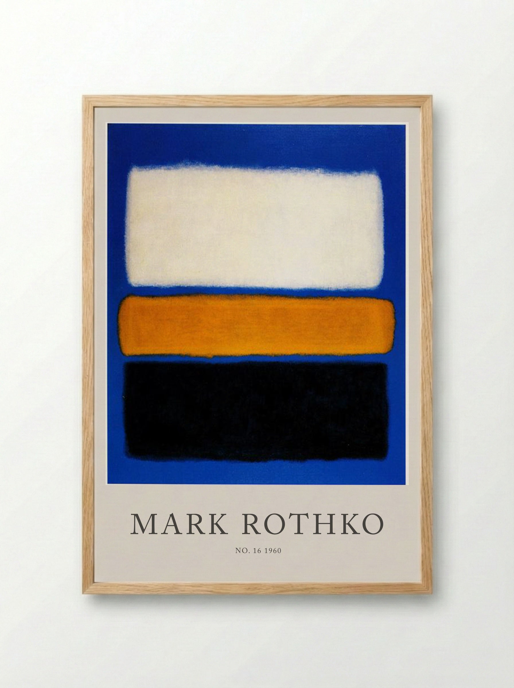 No. 16 - Mark Rothko - Framed Print Wood