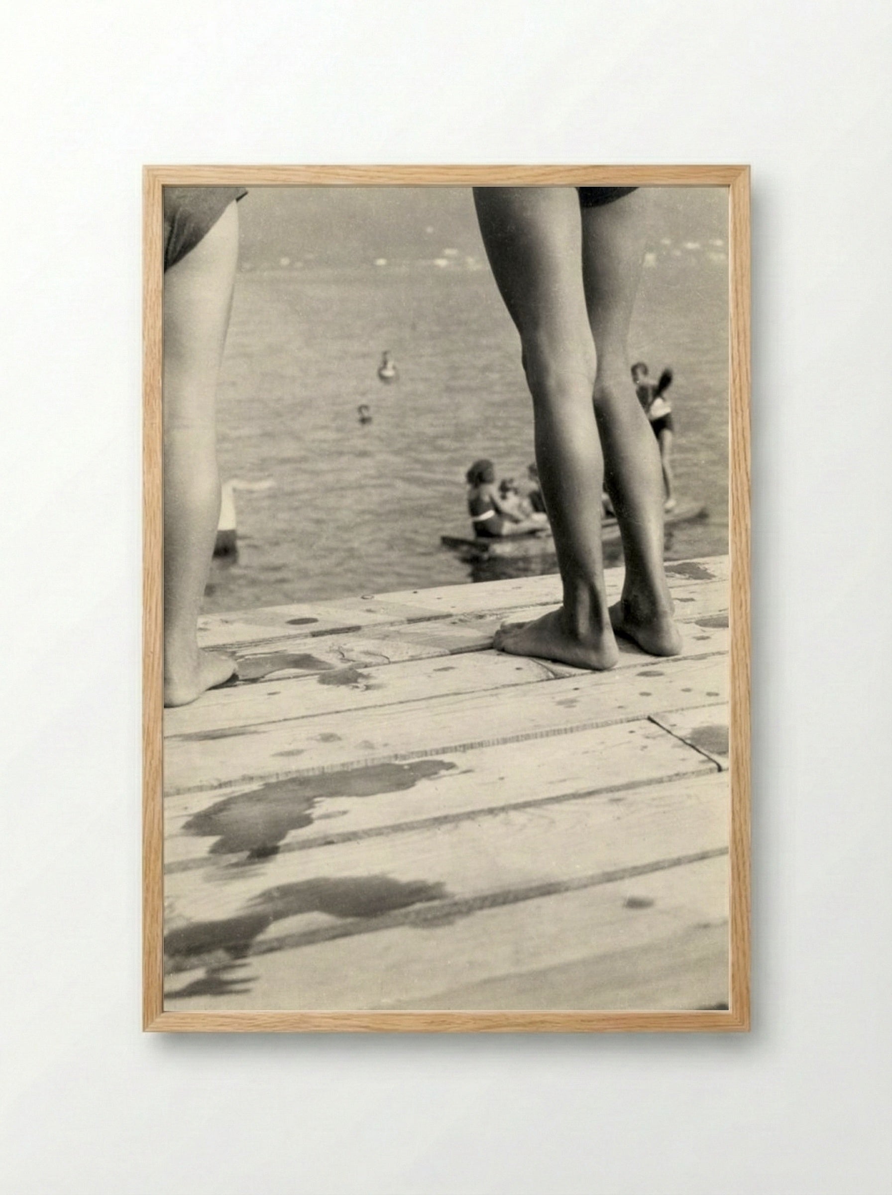 Lago Maggiore, Ascona, Switzerland - László Moholy-Nagy - Framed Print Wood