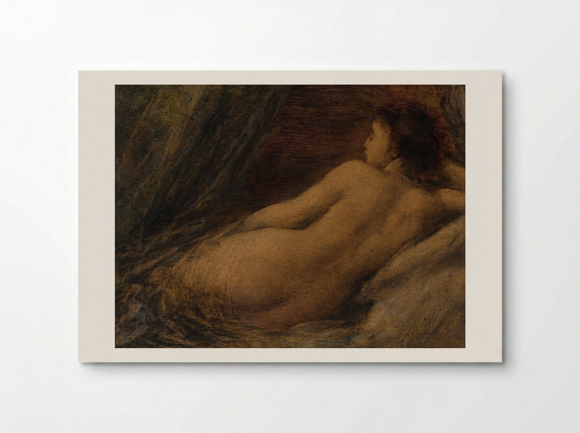 Reclining Nude (Liggende naakte vrouw) - Henri Fantin-Latour - Poster