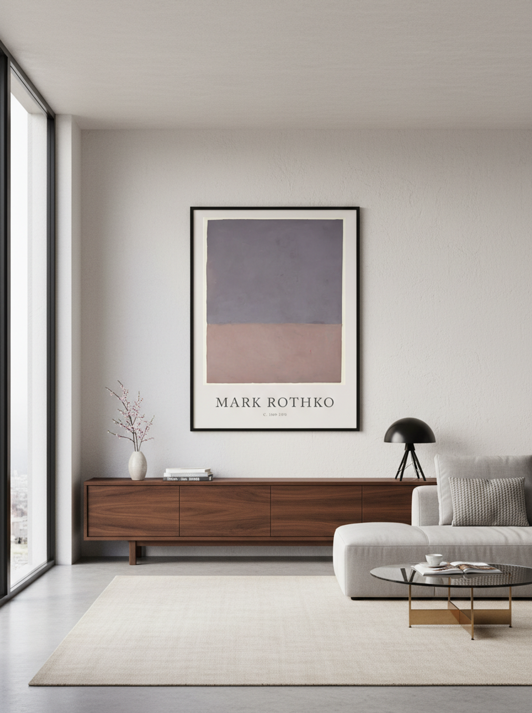 Untitled (Violet and Brown) - Mark Rothko - Lifestyle
