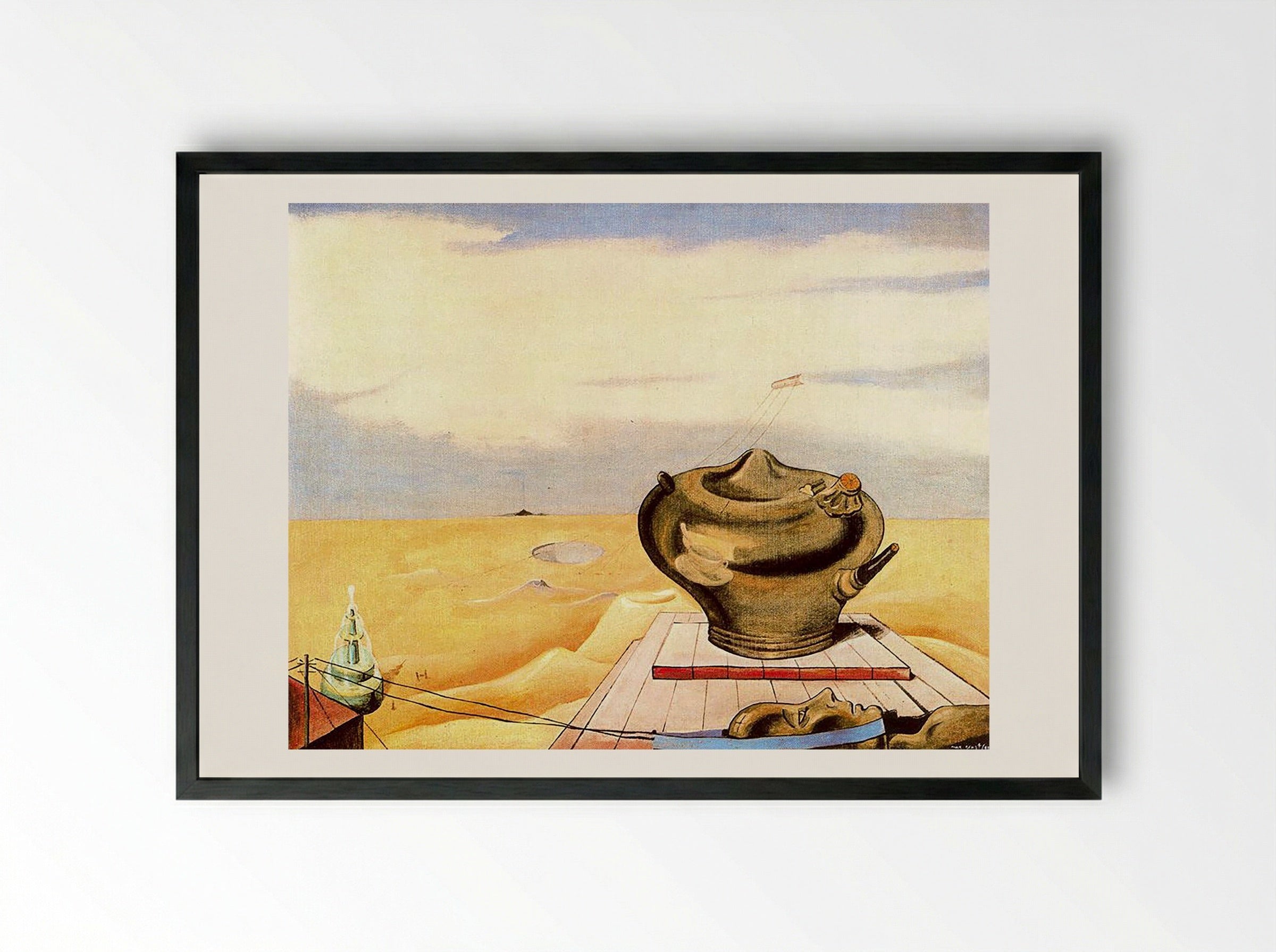 Seascape - Max Ernst - Framed Print Black