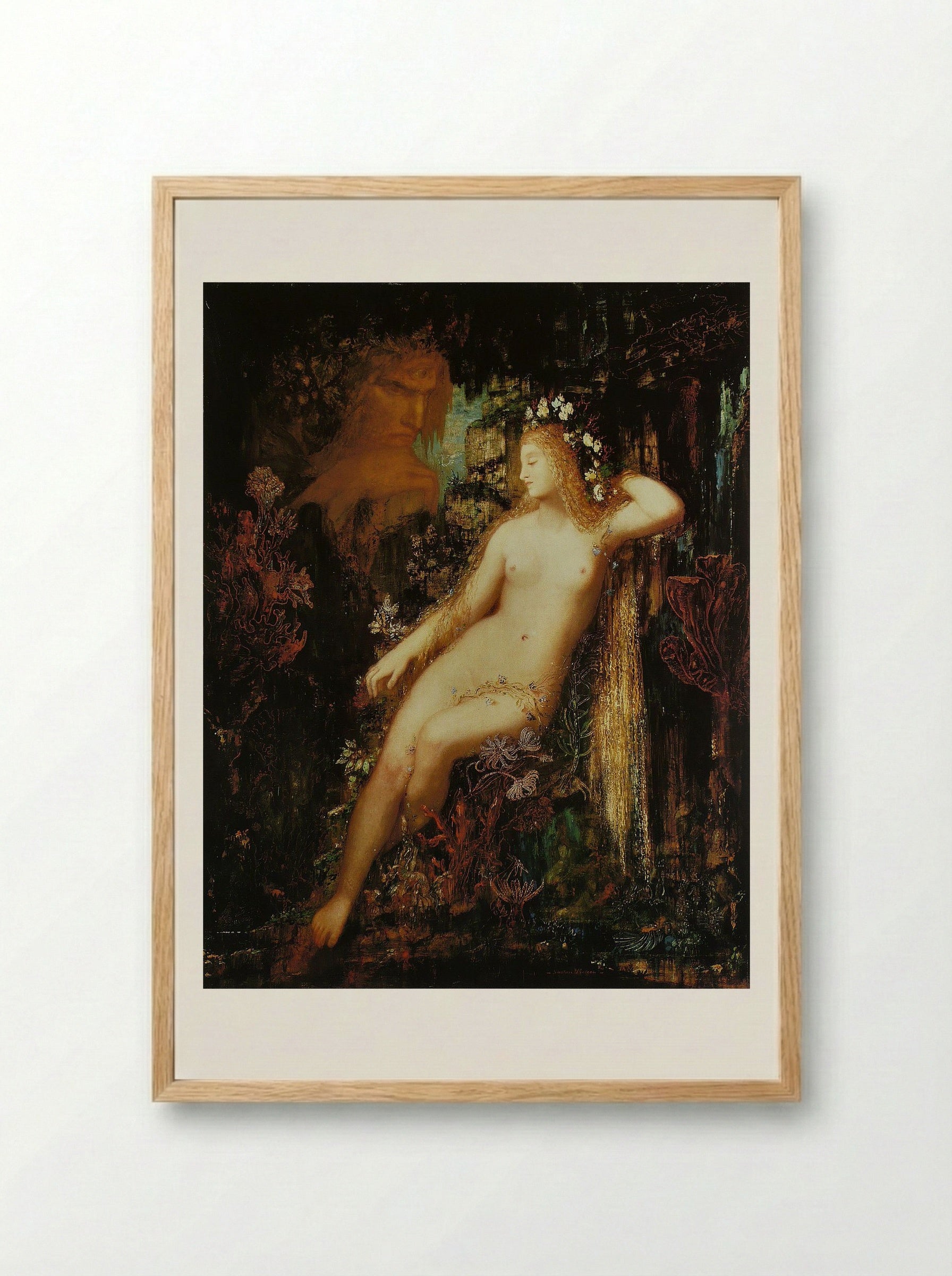 Galatea - Gustave Moreau - Framed Print Wood