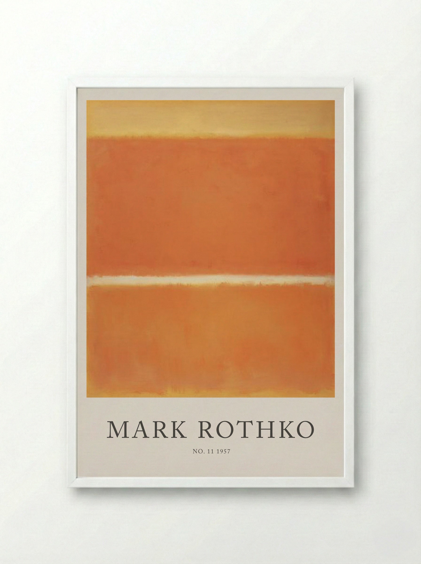No. 11 - Mark Rothko - Framed Print White