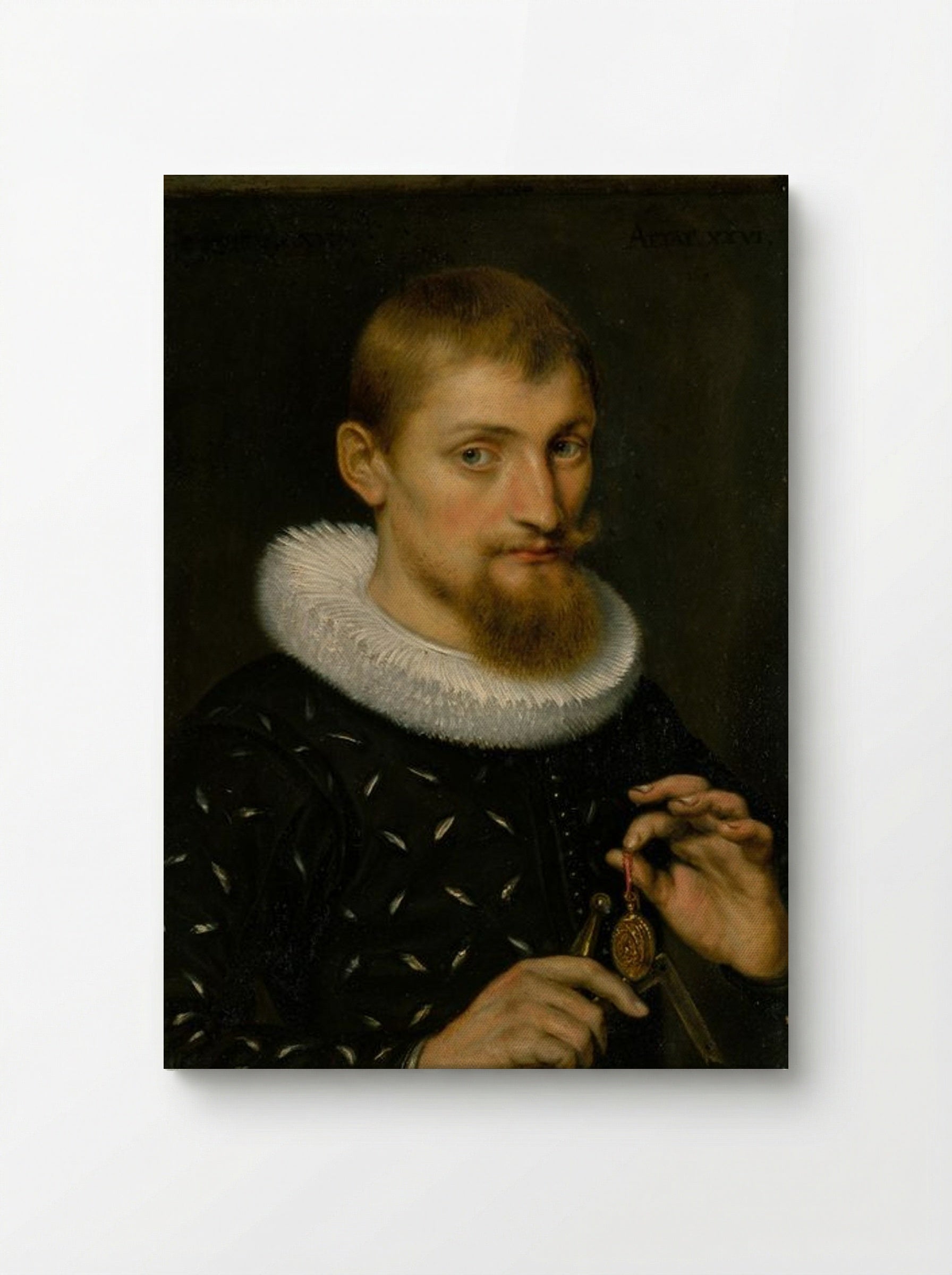 Portrait of a Man, Possibly an Architect or Geographer - Peter Paul Rubens - Canvas