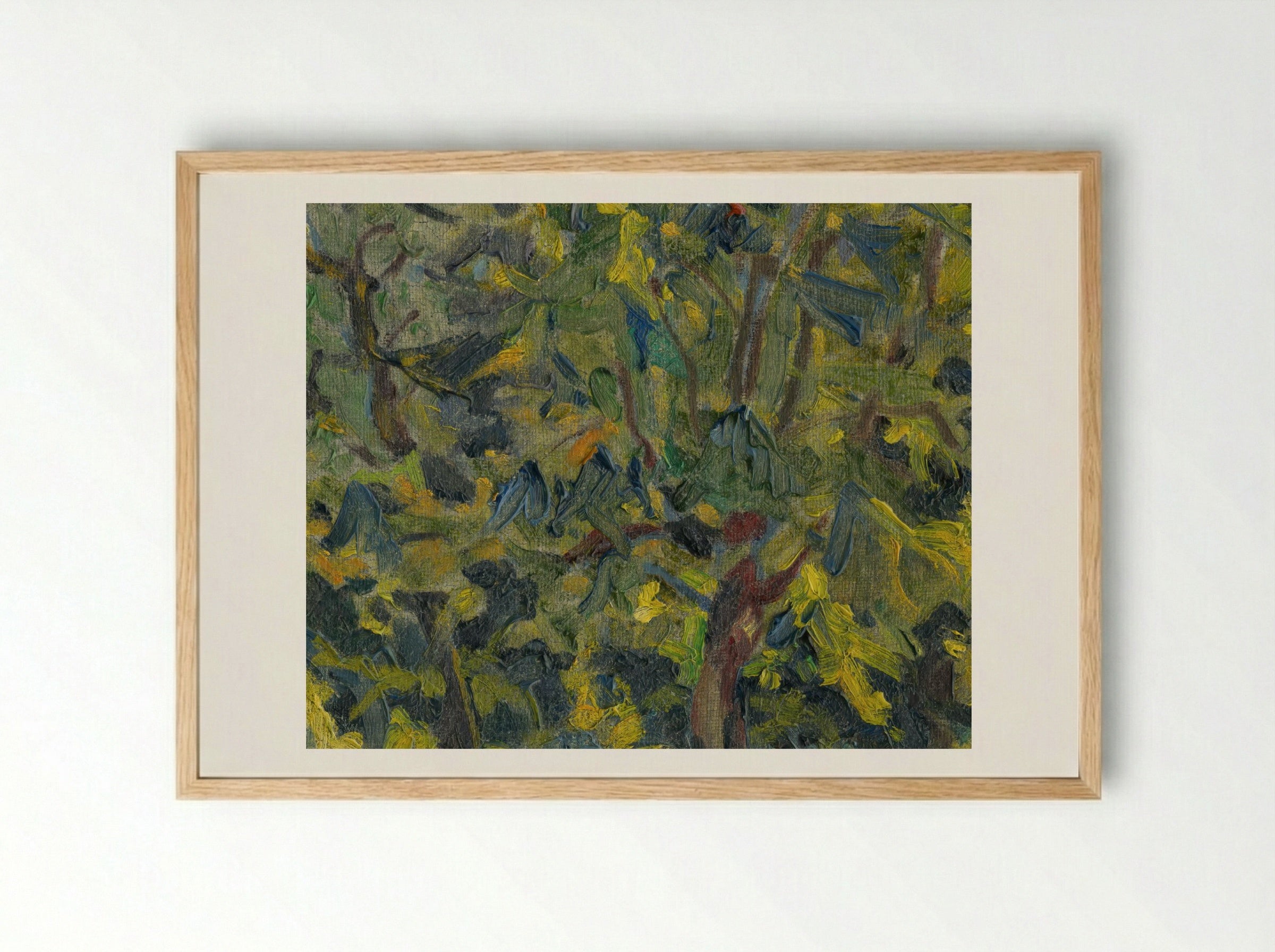 In the Park - Konstantin Bauer - Framed Print Wood
