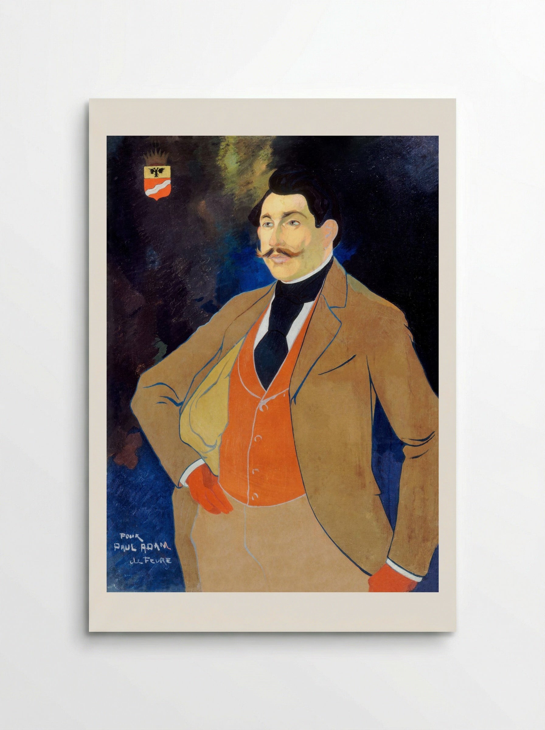 Portrait of Paul Adam - Georges de Feure - Poster