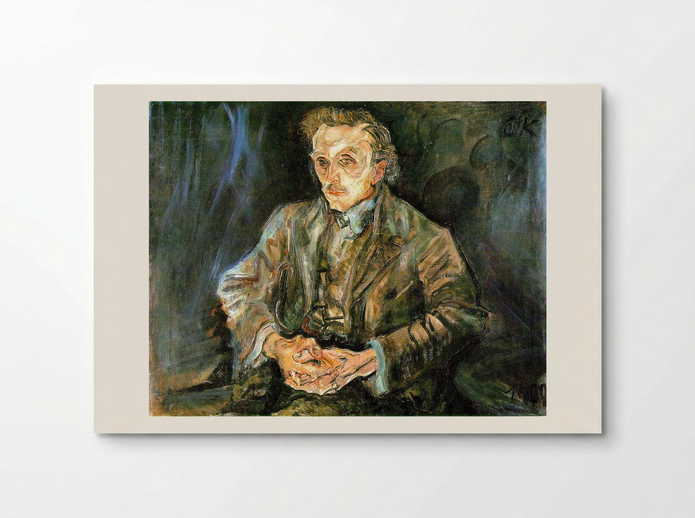 Portrait of Adolf Loos - Oskar Kokoschka - Poster