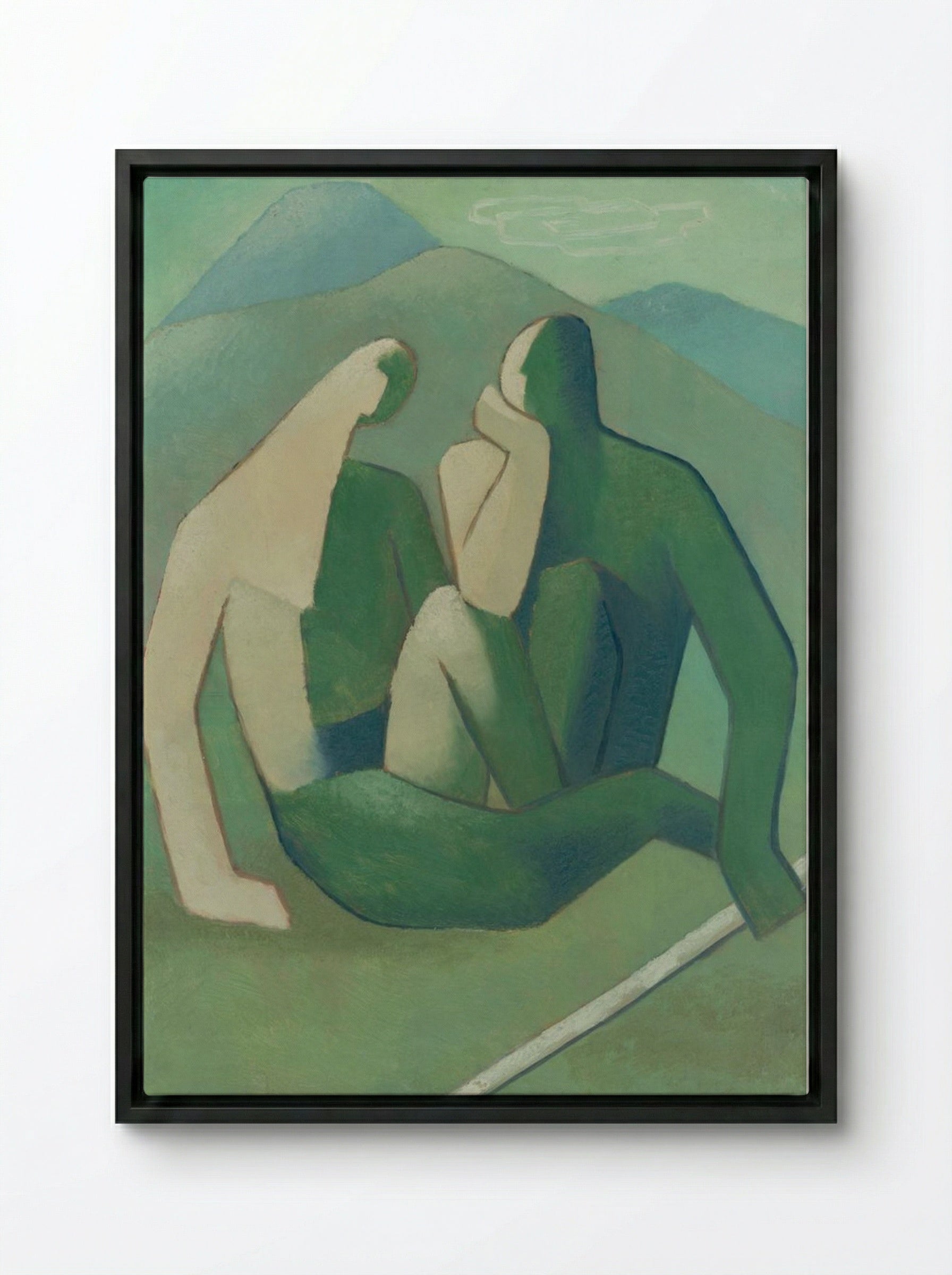 Bandits - Mikuláš Galanda - Framed Canvas Black