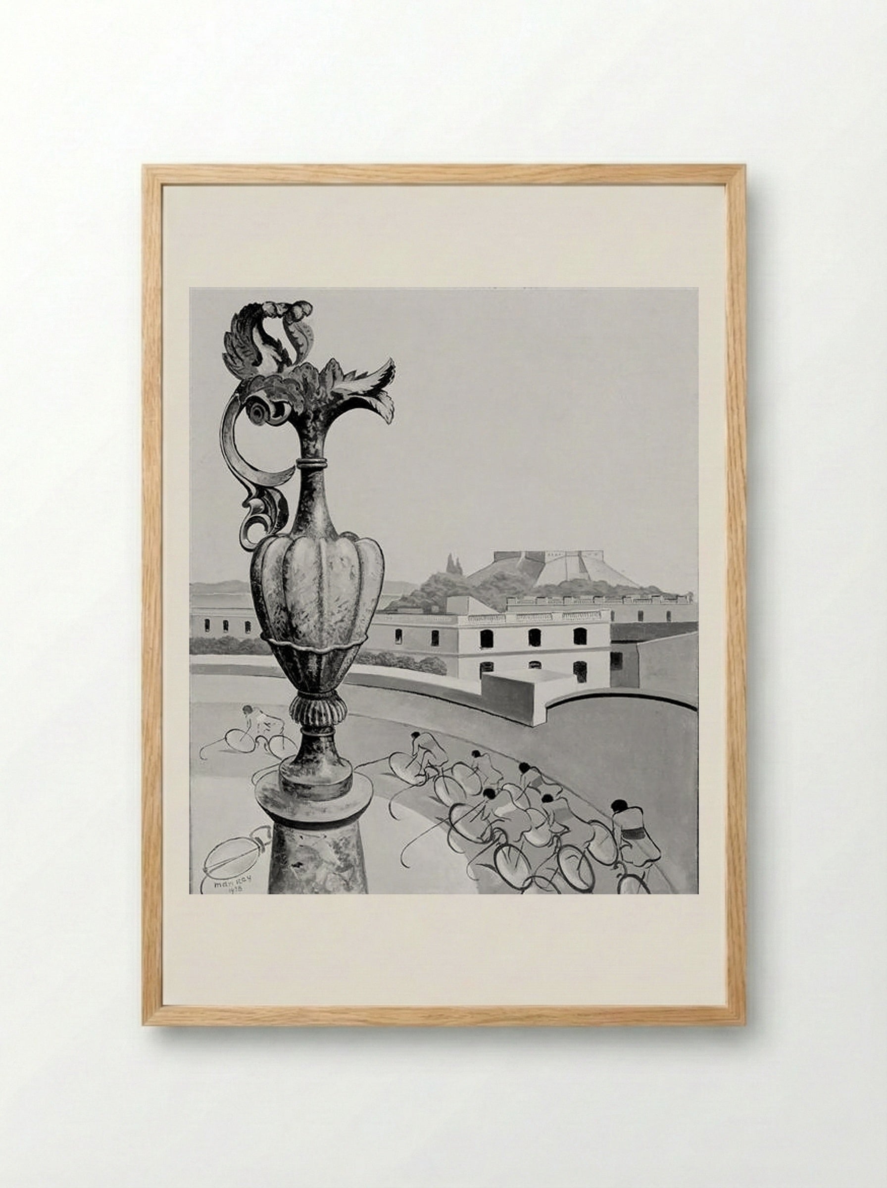 Optical Hopes and Illusions - Man Ray - Framed Print Wood