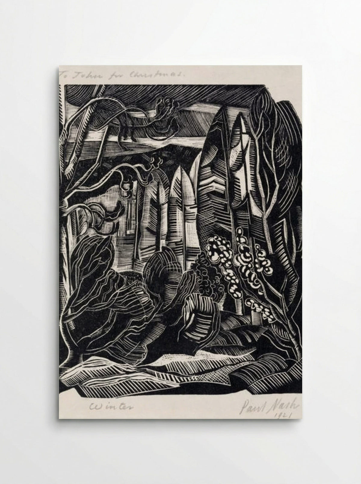 Winter, Hampden - Paul Nash - Poster