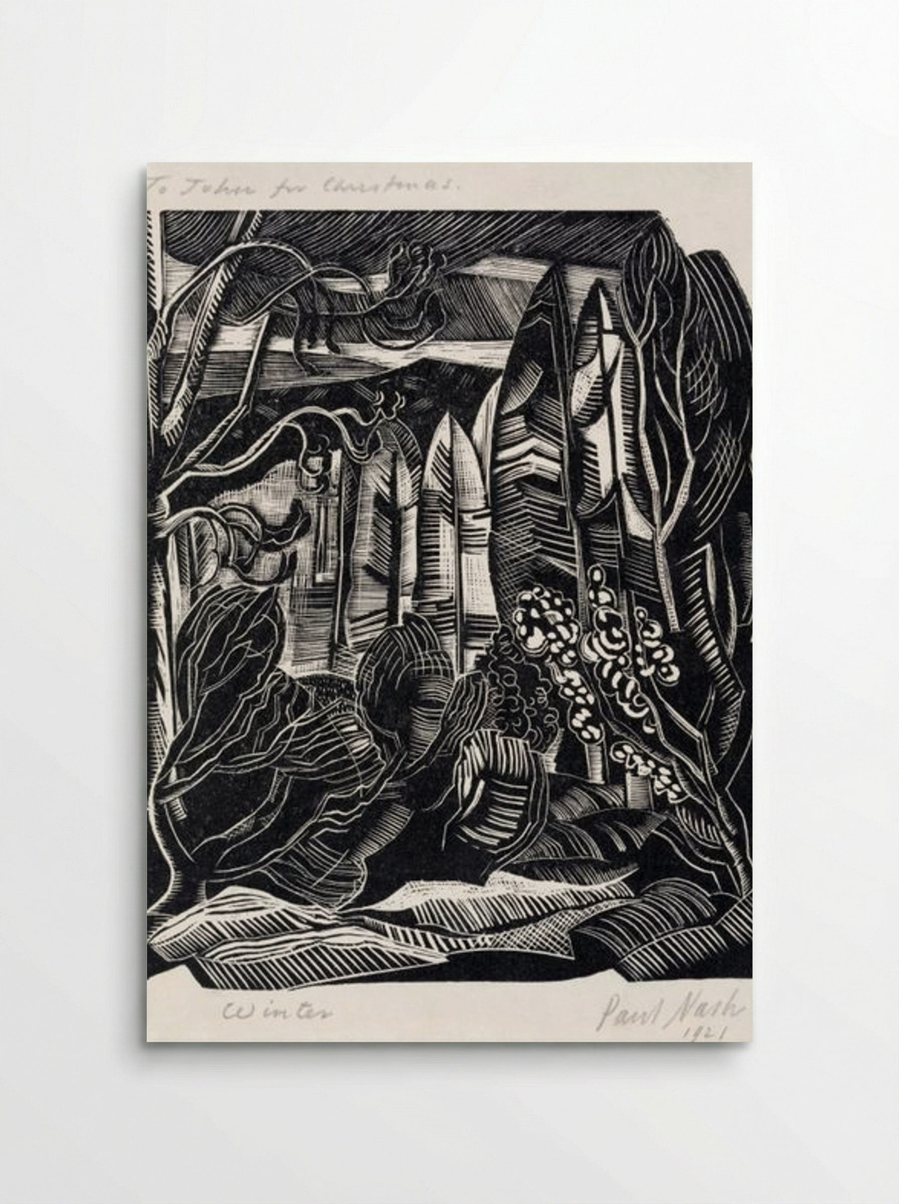 Winter, Hampden - Paul Nash - Poster
