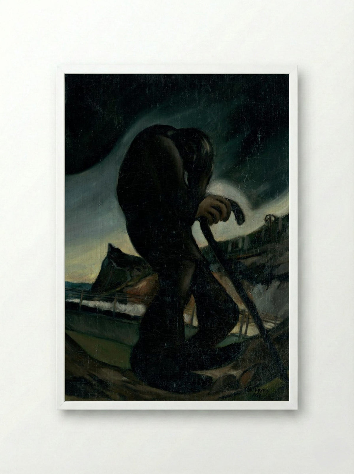 The Wandering Jew - Zolo Palugyay - Framed Print White