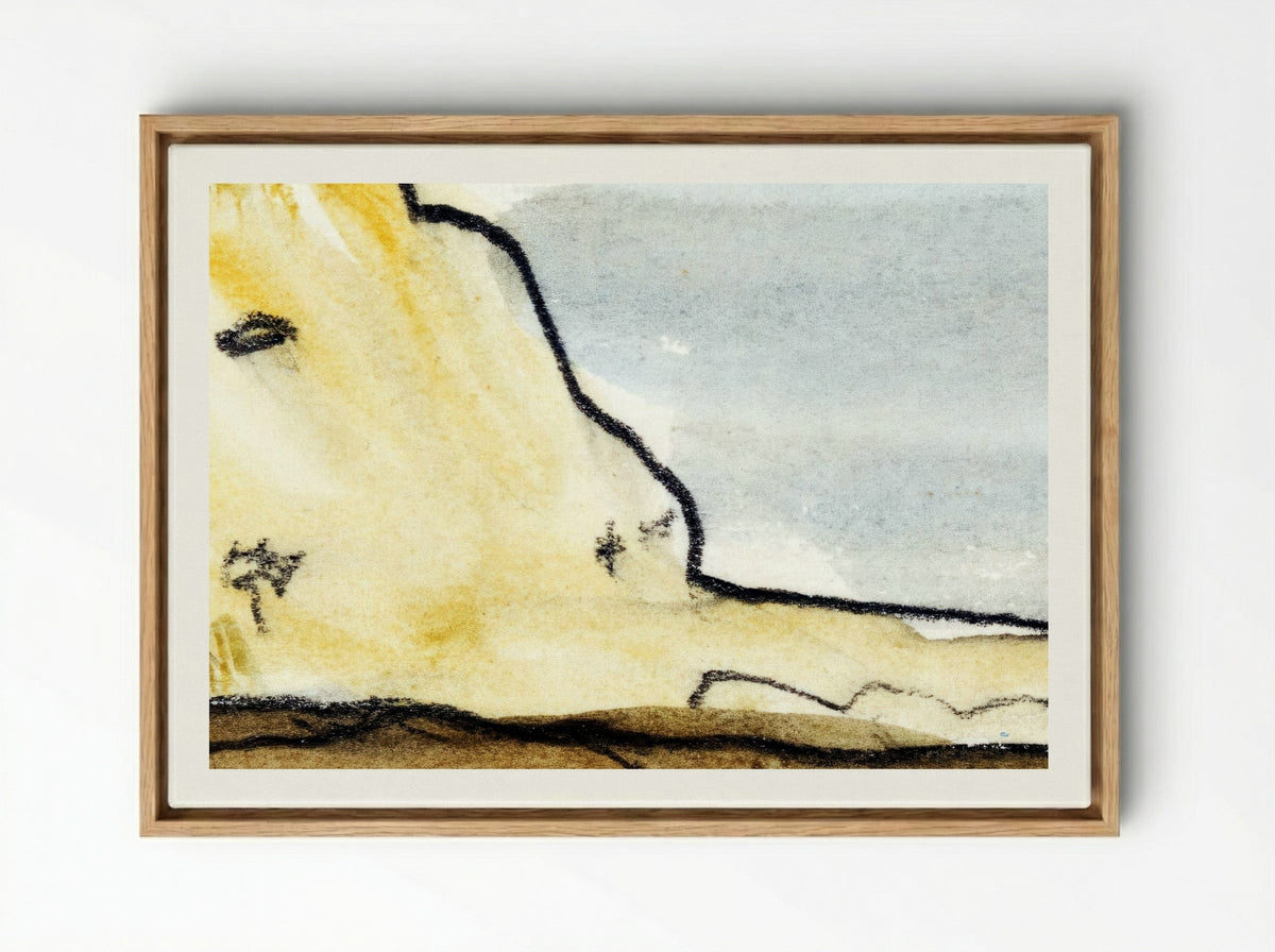 Target Rock - Arthur Dove - Framed Canvas Wood