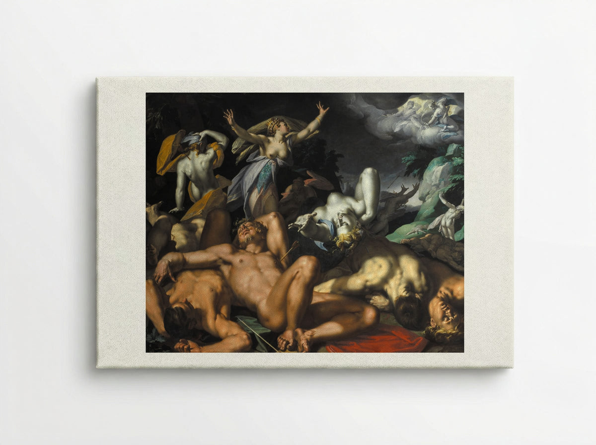 Apollo and Diana Punishing Niobe by Killing her Children - Abraham Bloemaert - Canvas