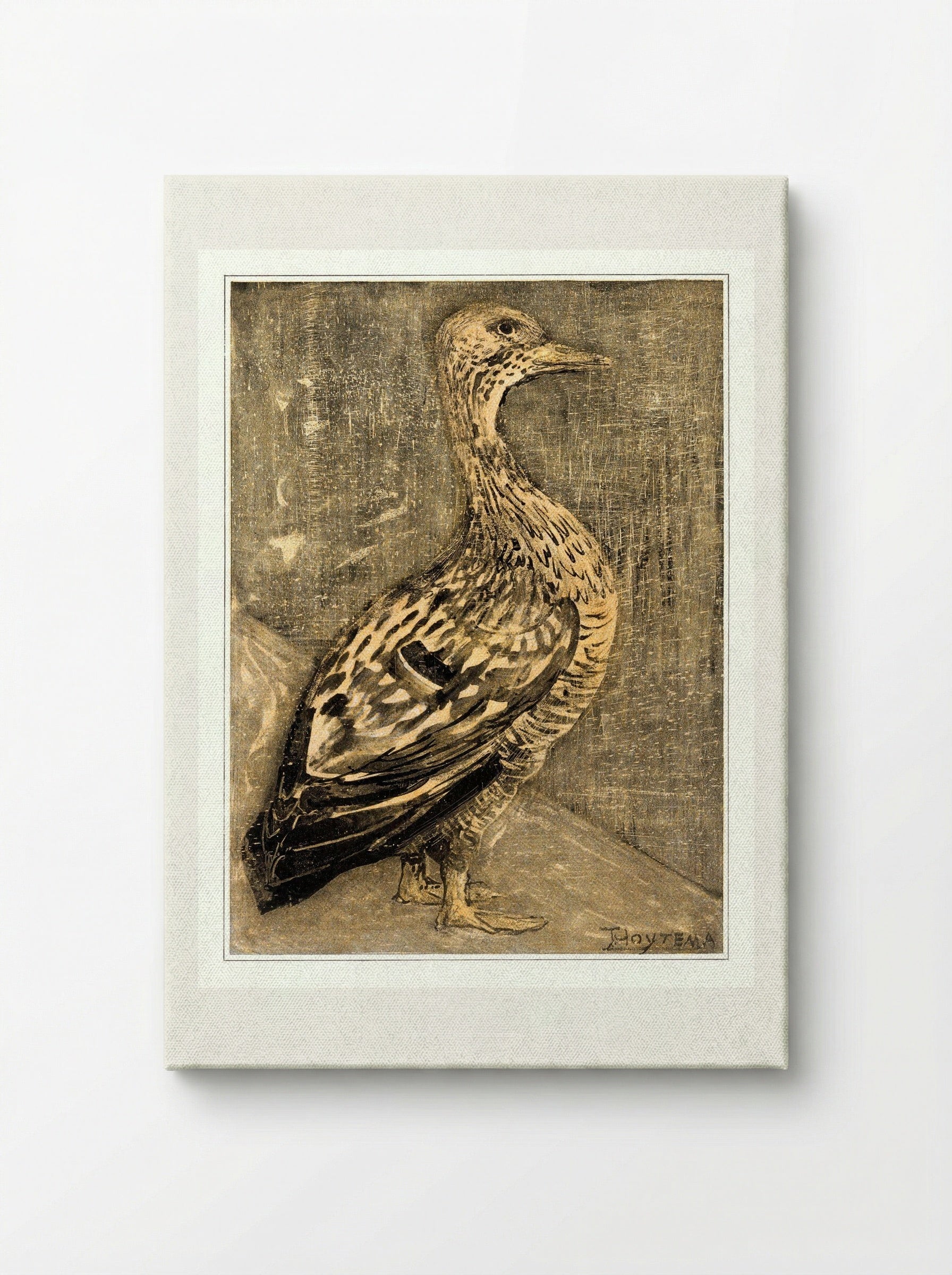 Standing Duck - Theo van Hoytema - Canvas