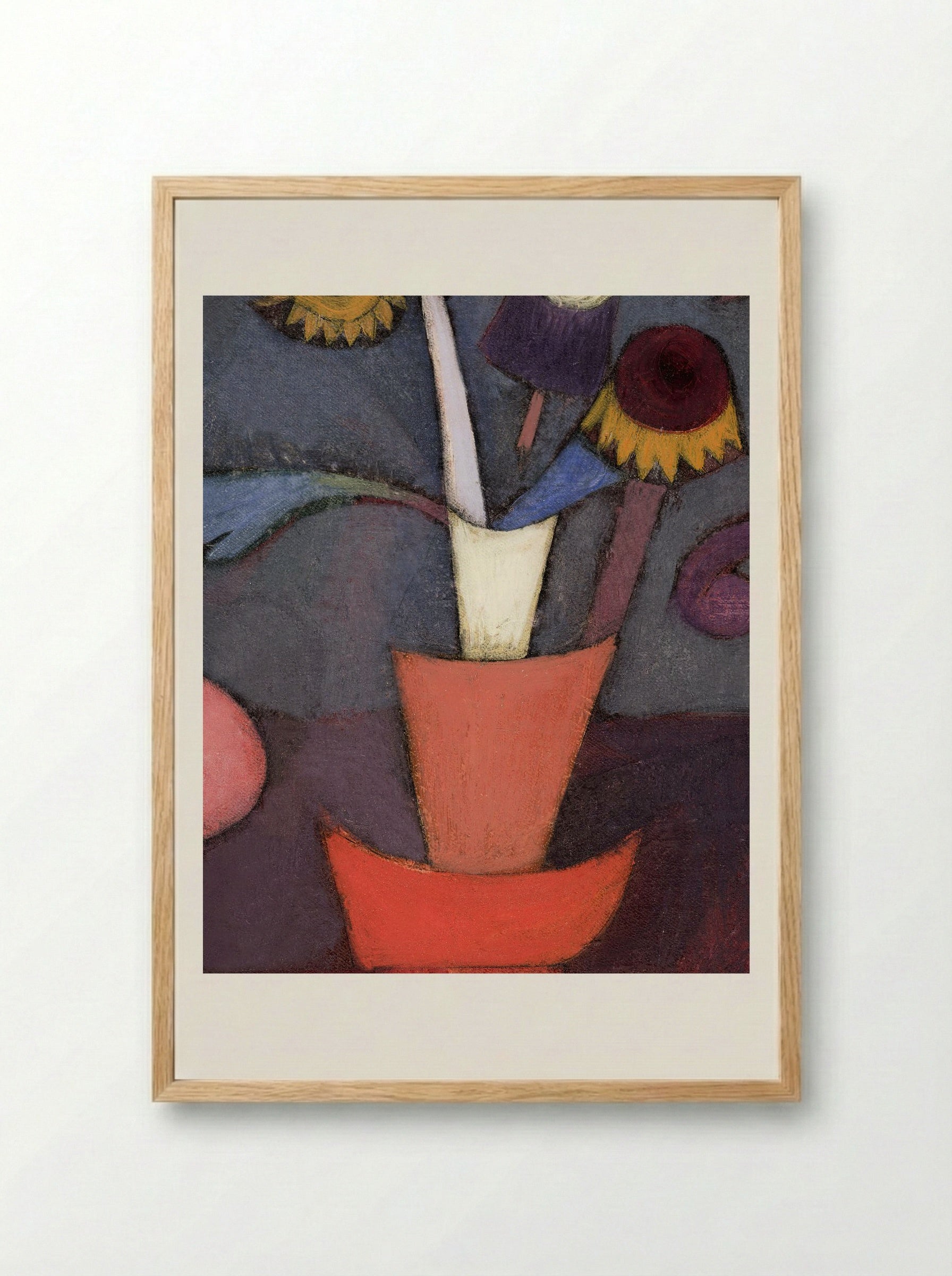Autumn Flower - Paul Klee - Framed Print Wood