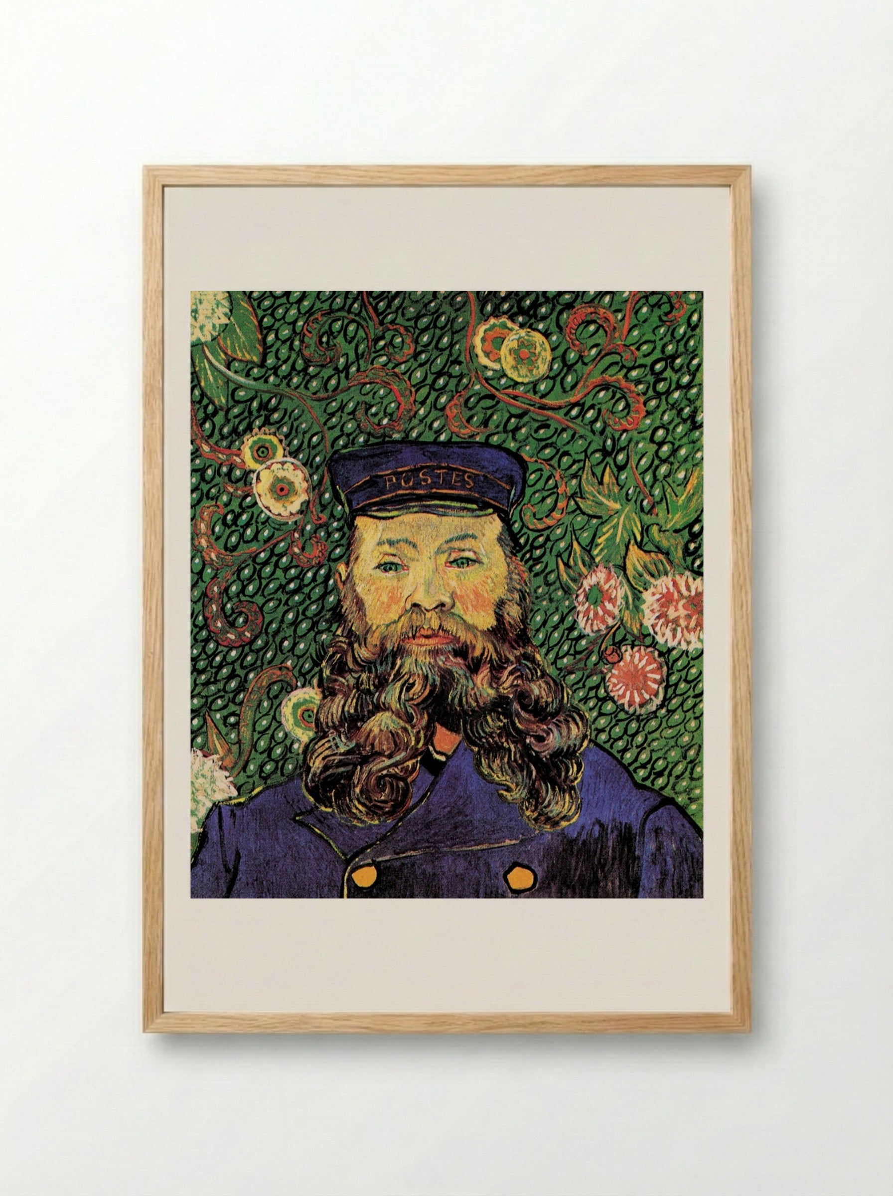 Portrait of Joseph Roulin - Vincent van Gogh - Framed Print Wood