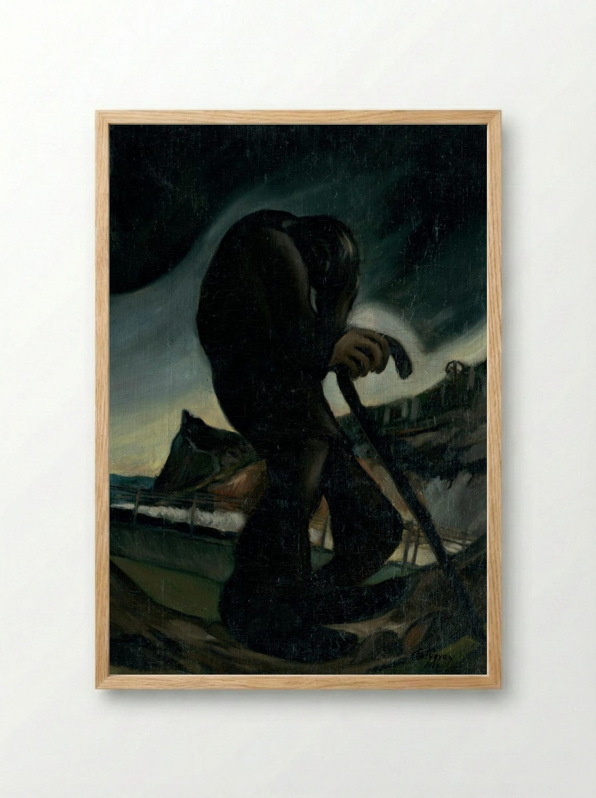 The Wandering Jew - Zolo Palugyay - Framed Print Wood