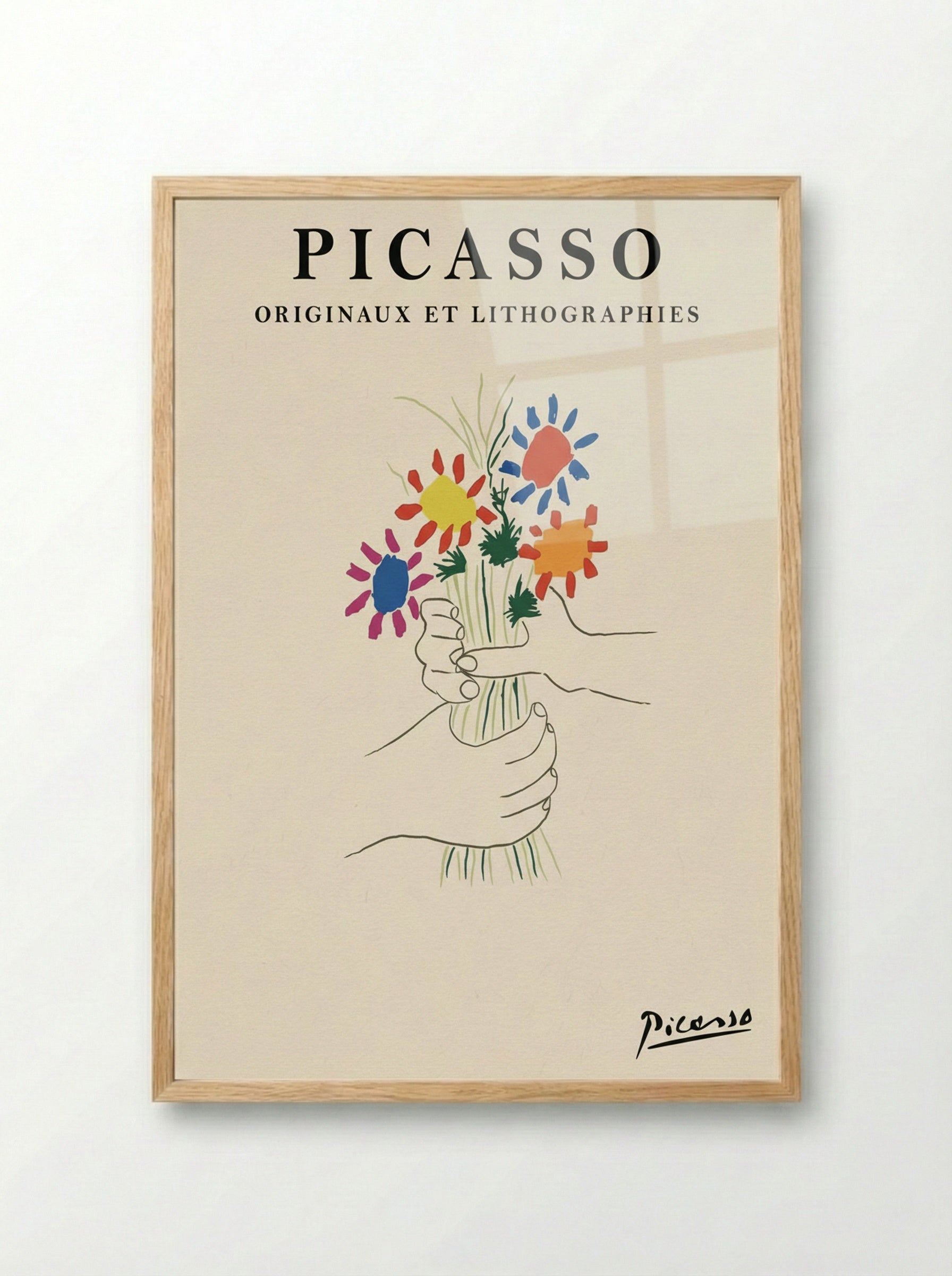 Flowers and Hands - Pablo Picasso