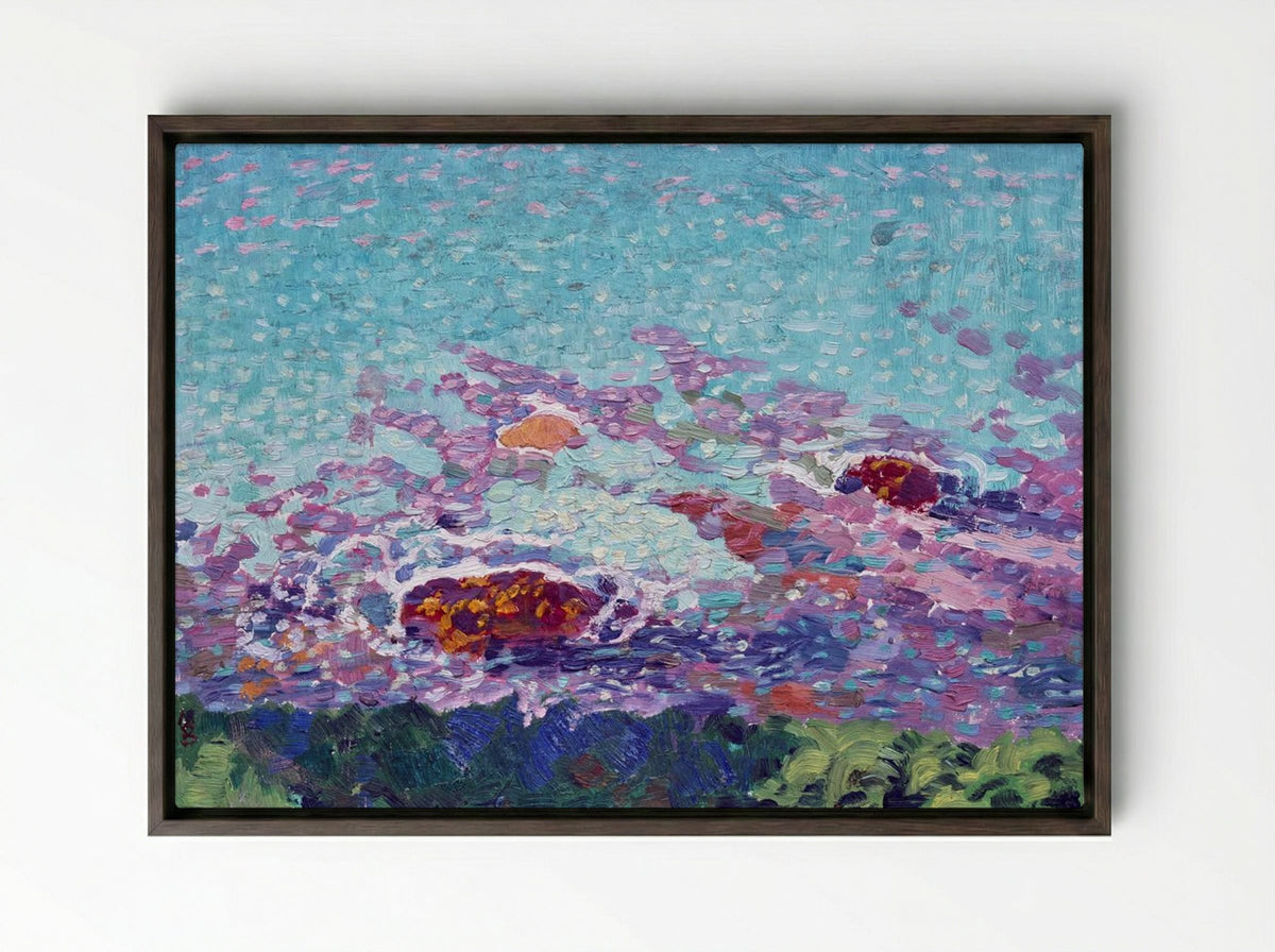 Ocean Coast - Maurice Denis - Framed Canvas Dark Wood