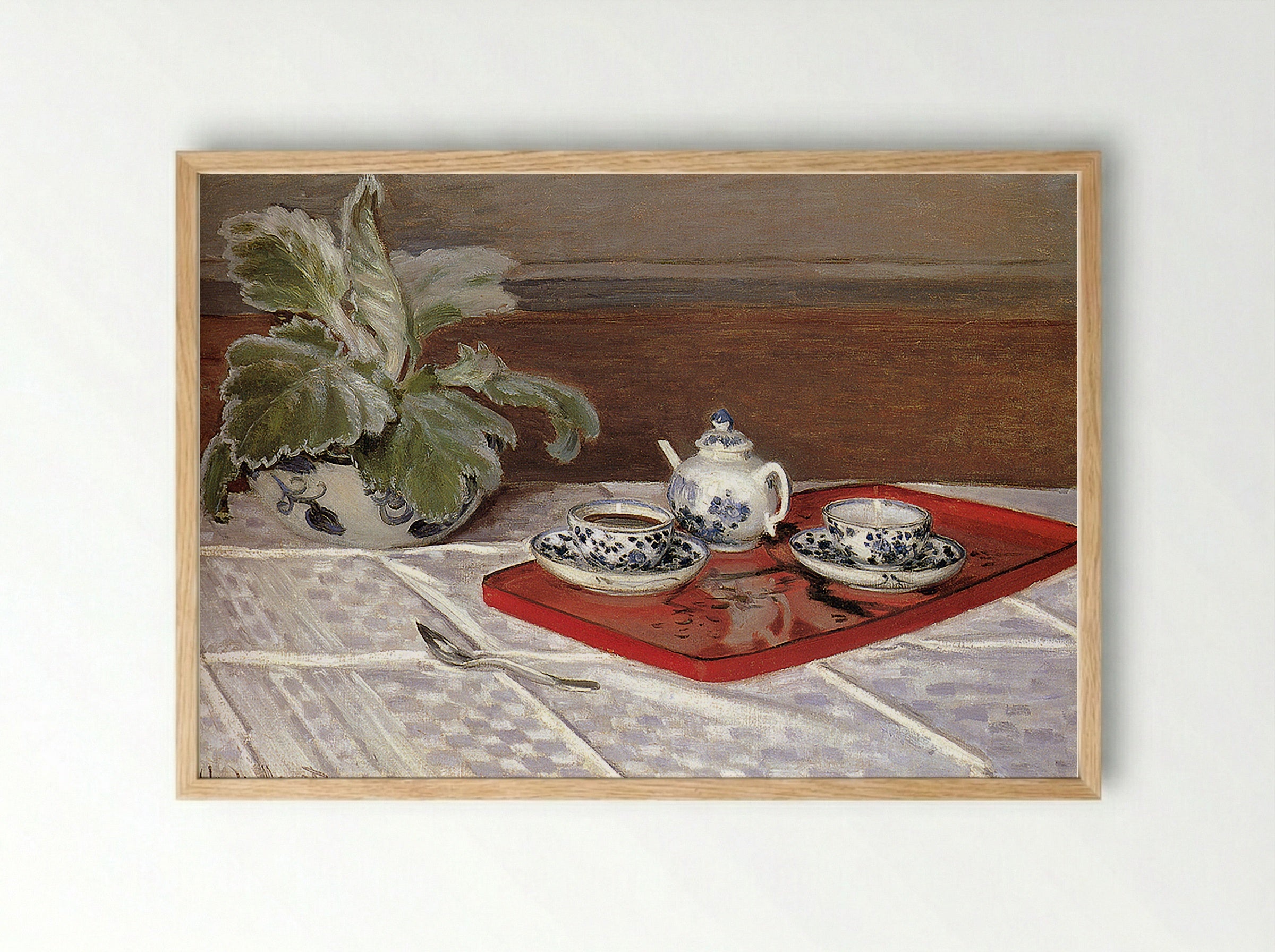 The Tea Set - Anne Estelle Rice - Framed Print Wood