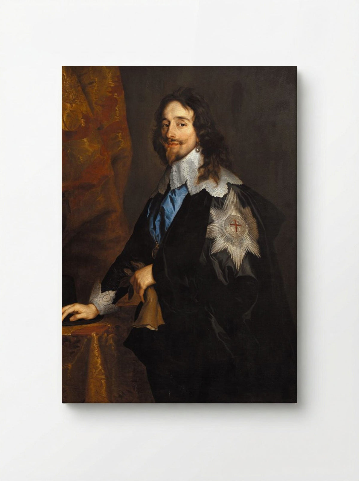 Portrait of Charles I of England - Anthony van Dyck - Canvas