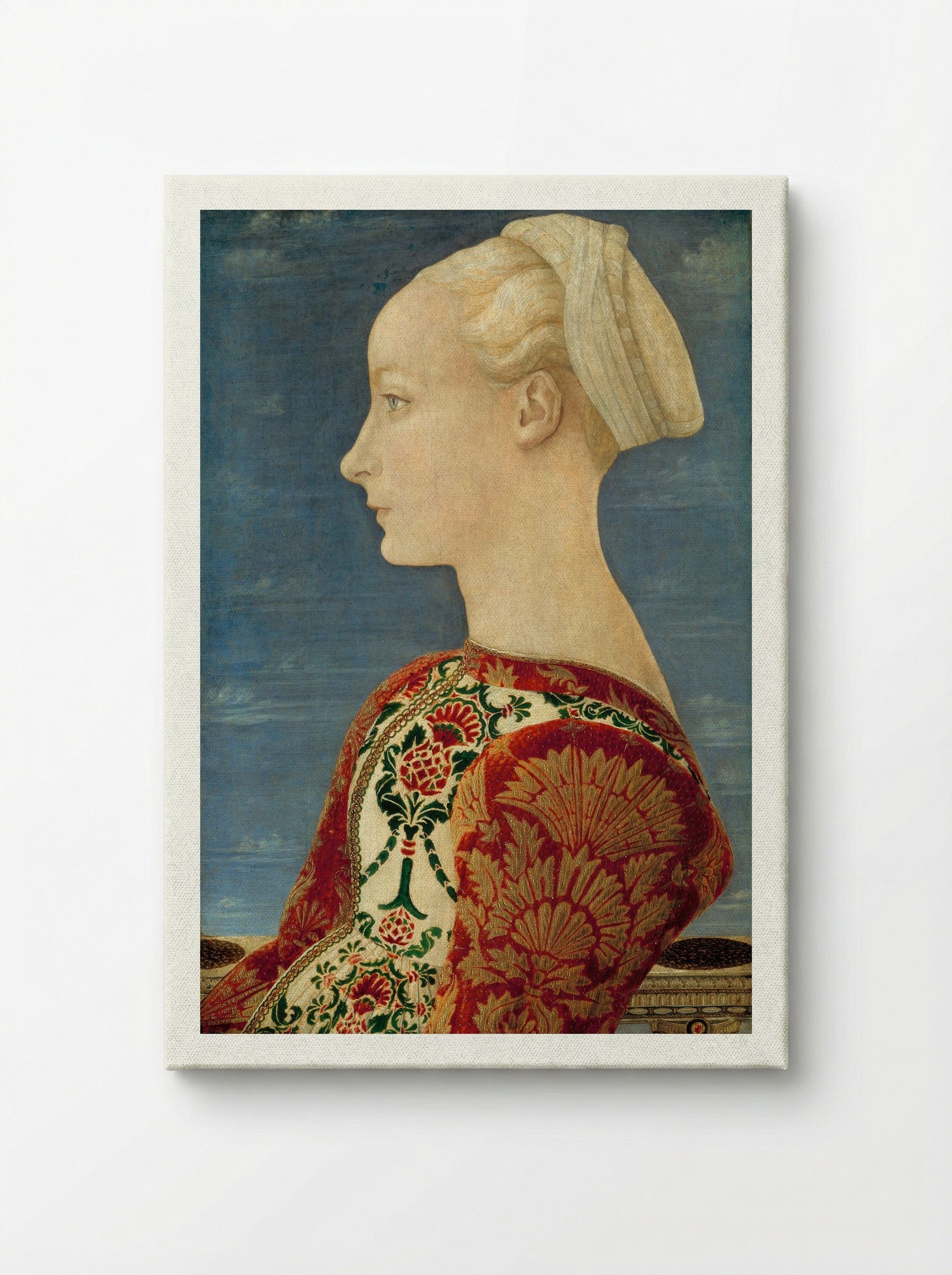 Profile Portrait of a Young Lady - Piero del Pollaiuolo - Canvas