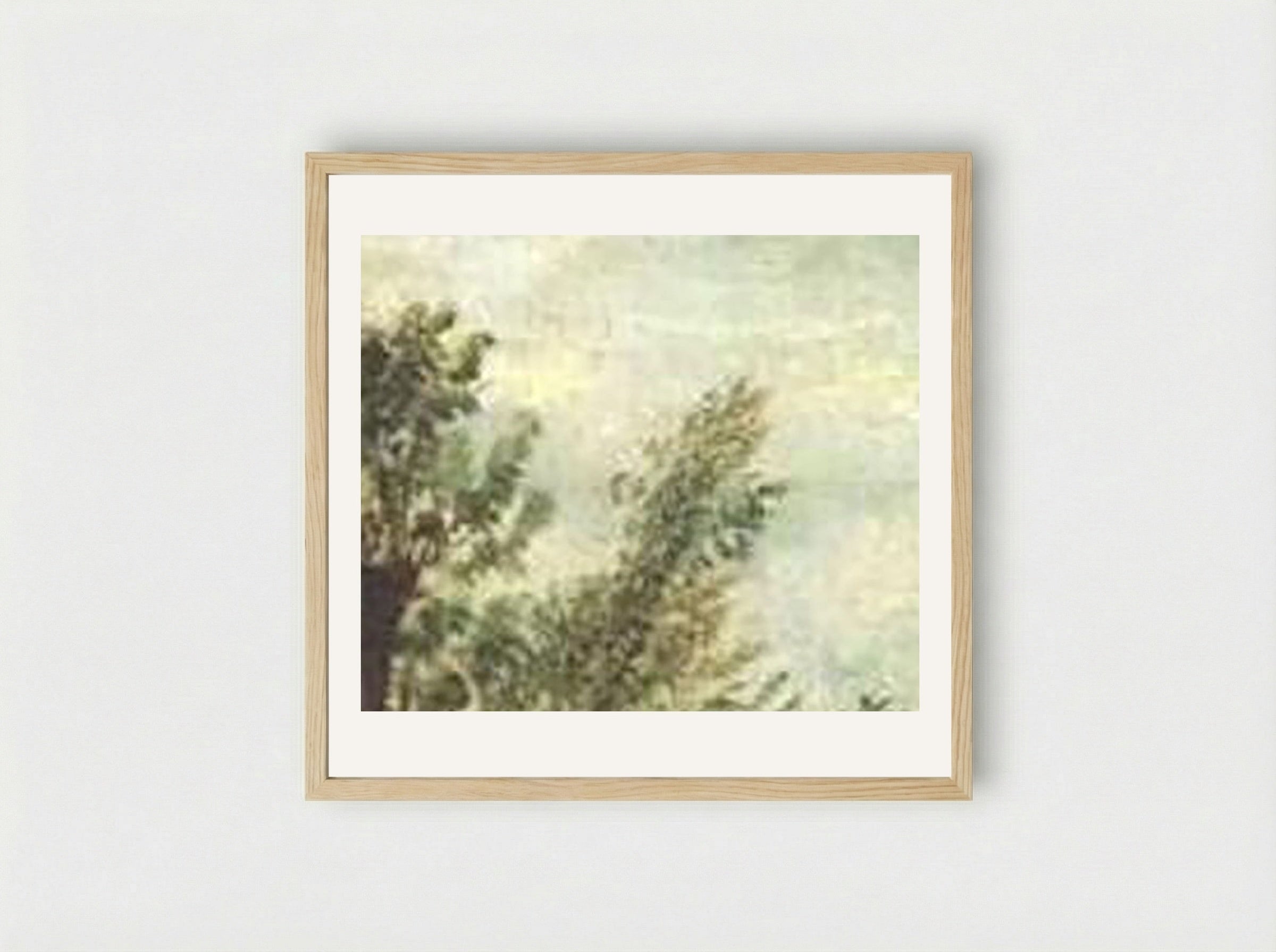 Water Meadows near Salisbury - John Constable - Framed Print Wood